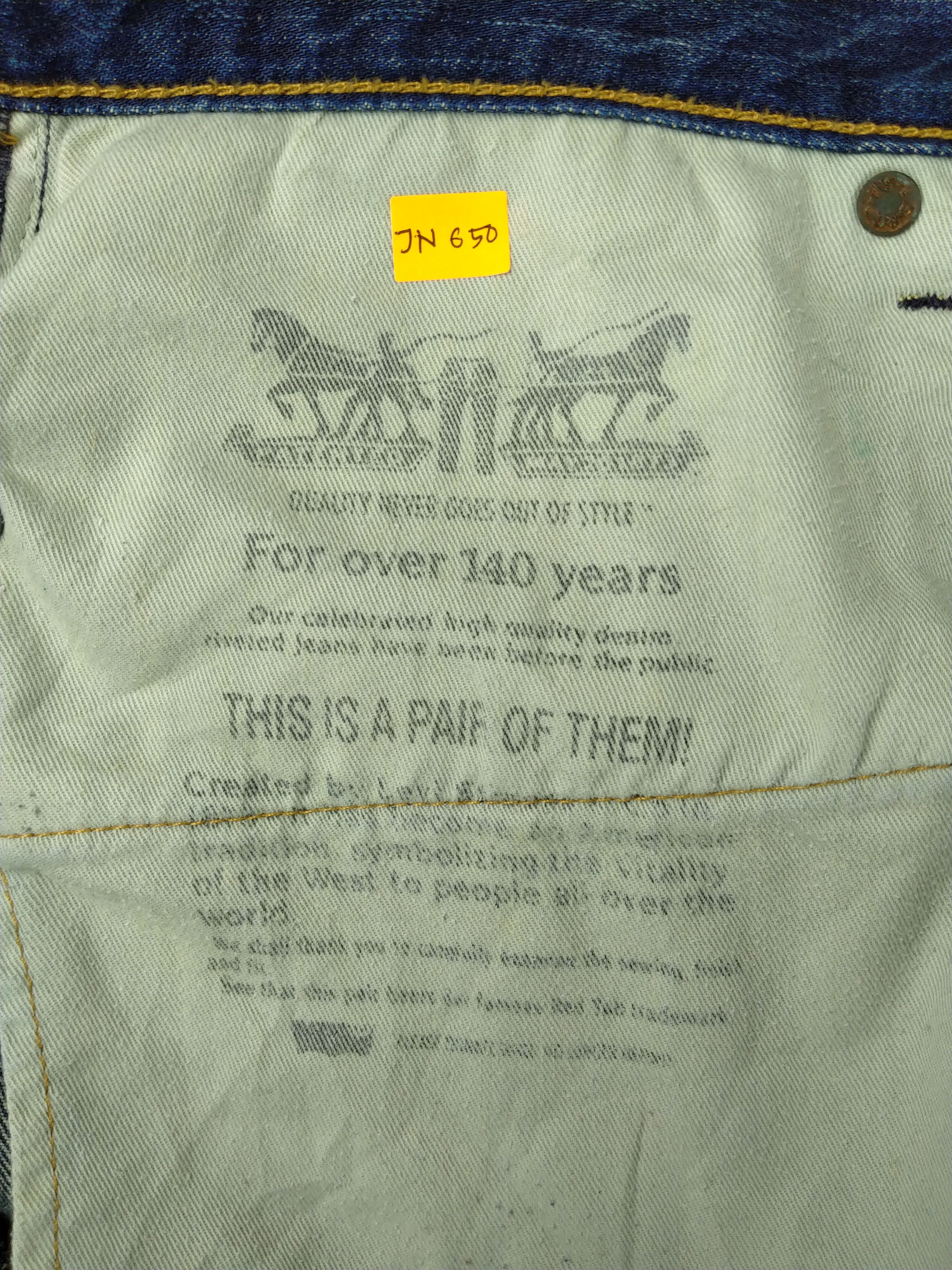 Levi's Dirty Levi's 505 Whisker Denim 34 x 30 -JN650 Size US 34 / EU 50 - 10 Thumbnail