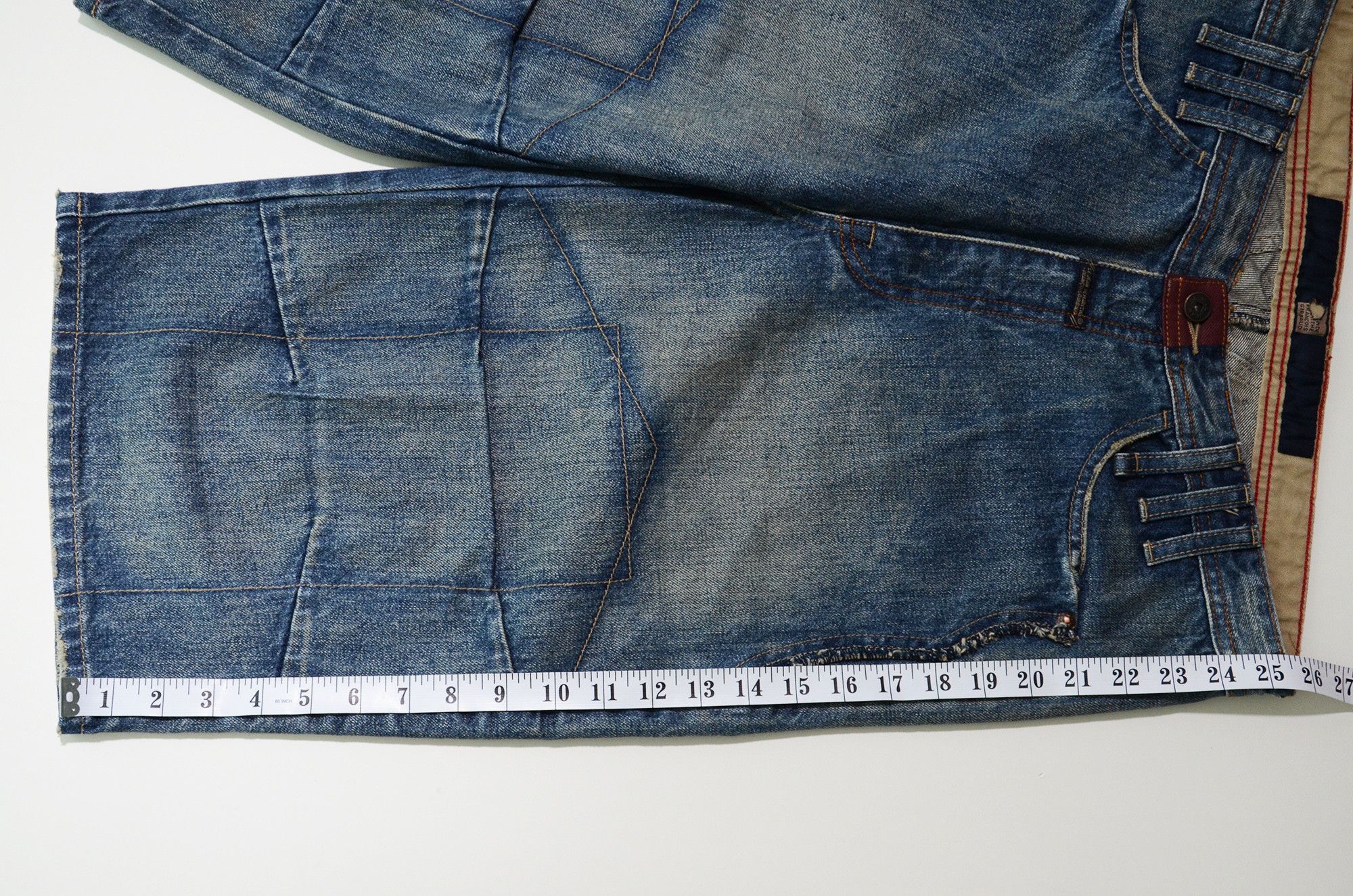 Marithe + Francois Girbaud M+FG Jorts W34 Sample item Rare Design 2006 Carft Size US 34 / EU 50 - 15 Thumbnail