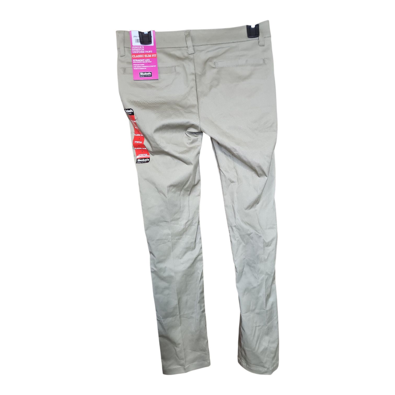 Other Junior's Khaki Classic Slim Fit Straight Leg Uniform Pants Size 24" / US 00 / IT 34 - 3 Thumbnail