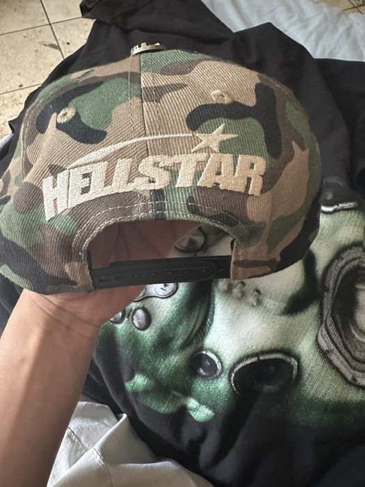 HELLSTAR Hellstar Rhinestone Camo Hat | Grailed