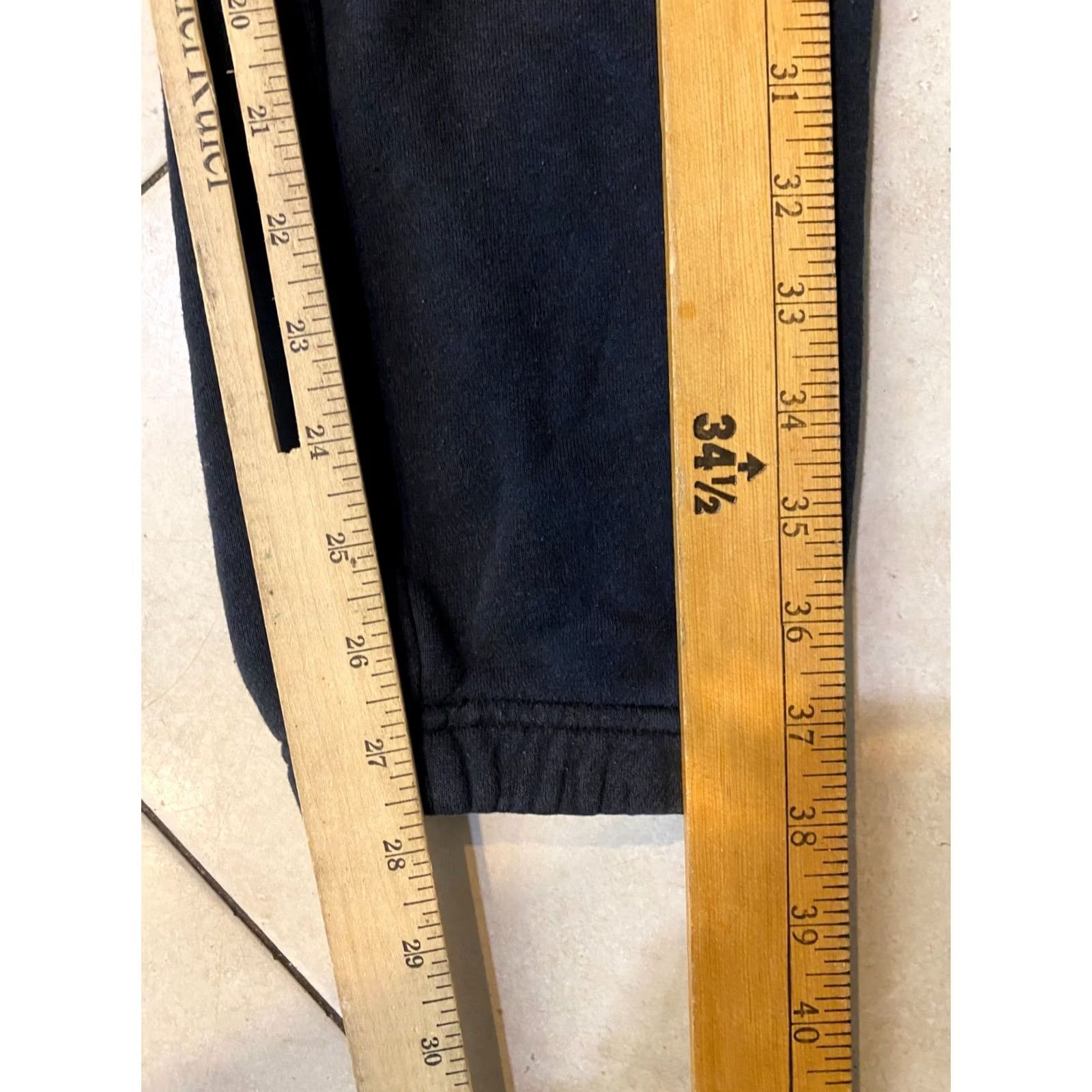 Nike Nike Womens Fleece Jogger Pants Black XS Modern 843007-010 Regular Tapered Inseam 27in Jogger Casual Activewear Pants Womens Black XS Nike Size 26" / US 2 / IT 38 - 7 Thumbnail
