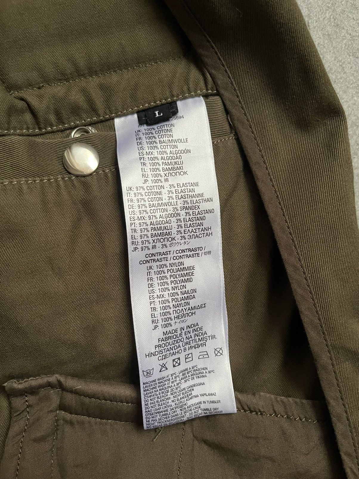 Diesel PRINTED J-SIVILL-SOL PARKA Size US L / EU 52-54 / 3 - 4 Thumbnail