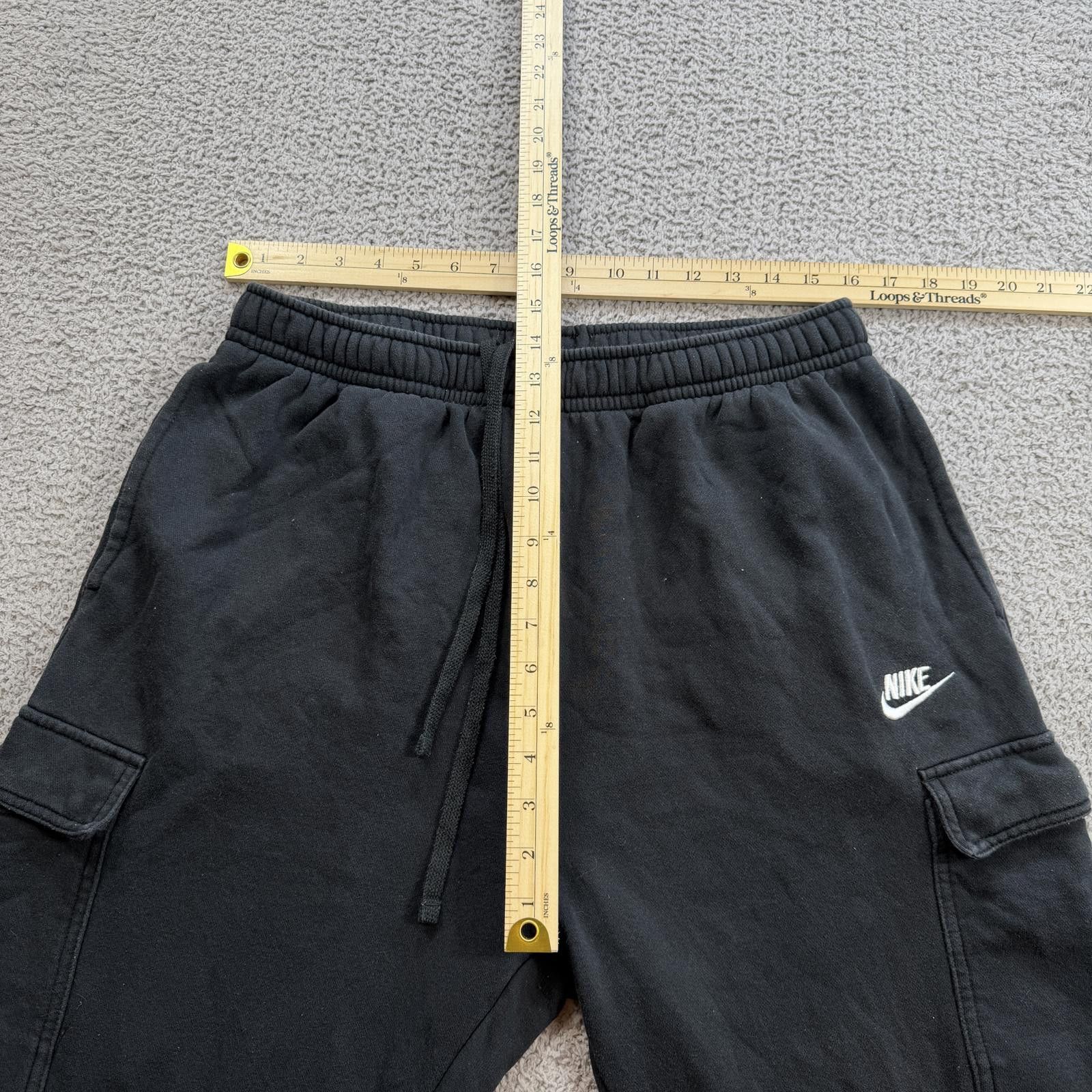 Nike Nike Mens Black Cargo Sweatpants XL Joggers Streetwear Size US 36 / EU 52 - 3 Thumbnail