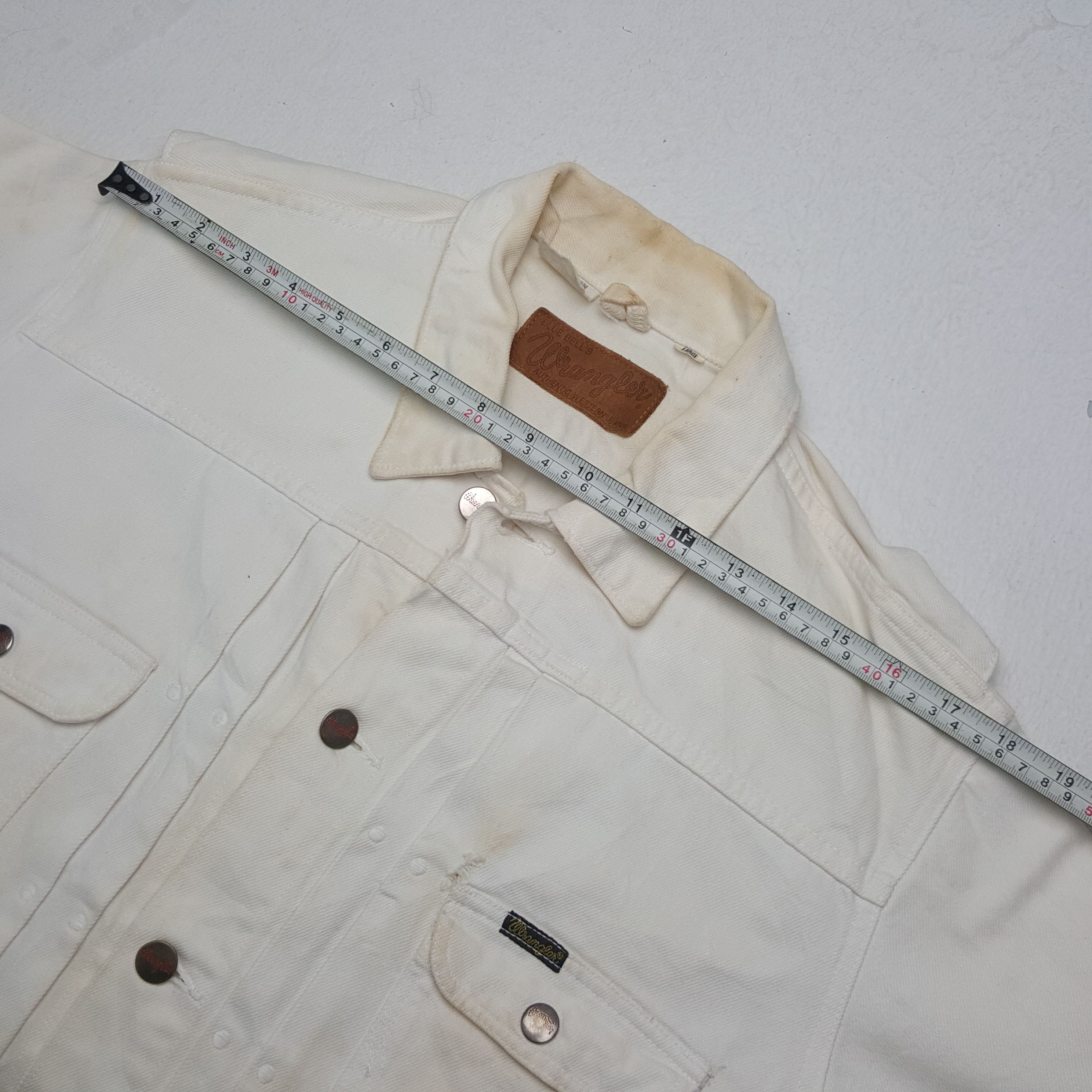 Vintage × Wrangler Vintage Wrangler Japanese Style Denim Bikers Jacket Size US M / EU 48-50 / 2 - 7 Thumbnail