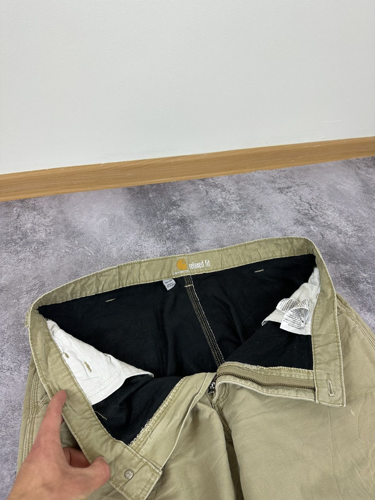 Carhartt Vintage Carhartt Lined Cargo Carpenter USA Baggy Work Pants Size US 38 / EU 54 - 17 Thumbnail