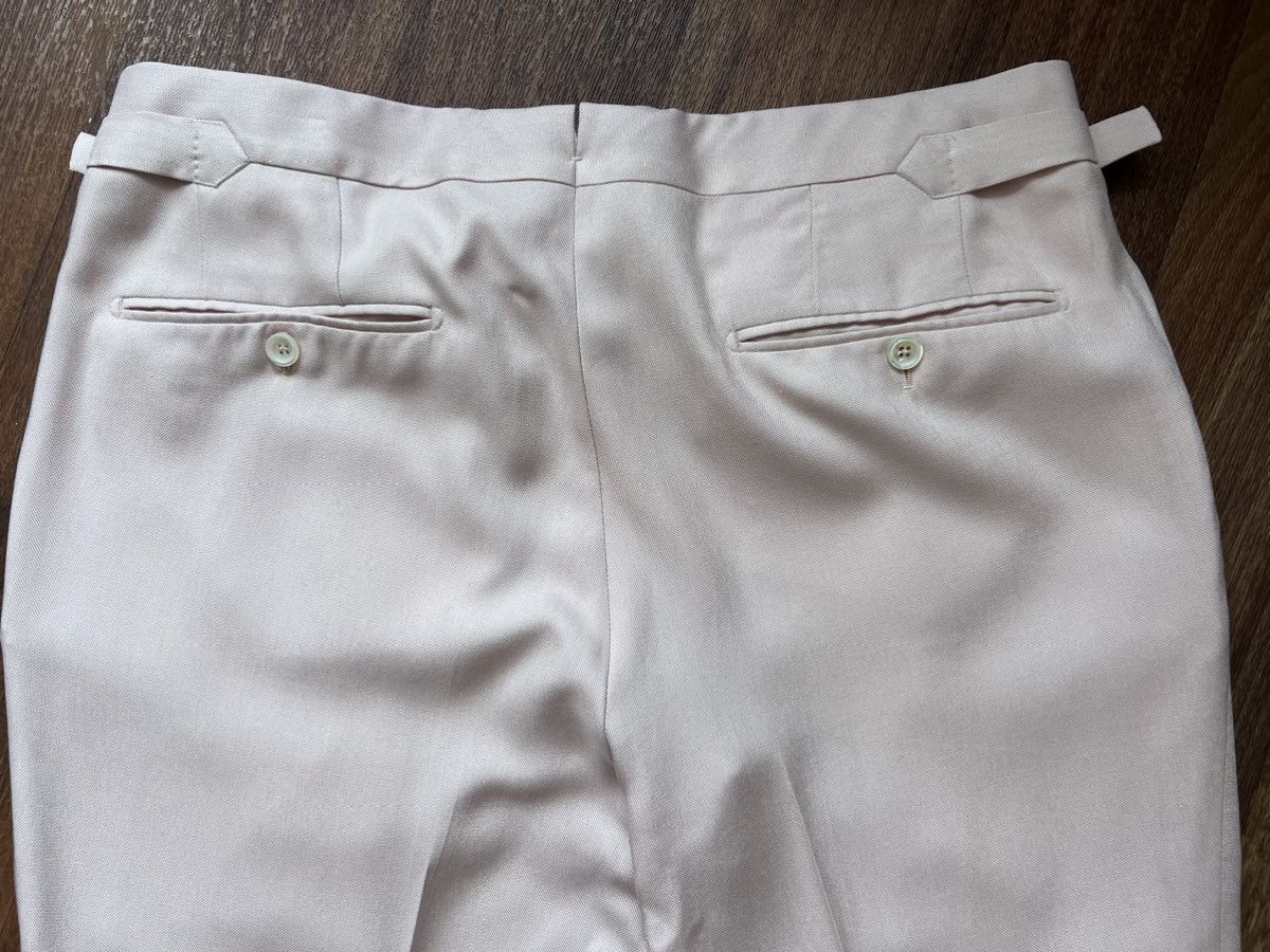 Tom Ford 3K silk/rayon single-pleat trousers, IT52, worn x 4 Size US 36 / EU 52 - 7 Thumbnail
