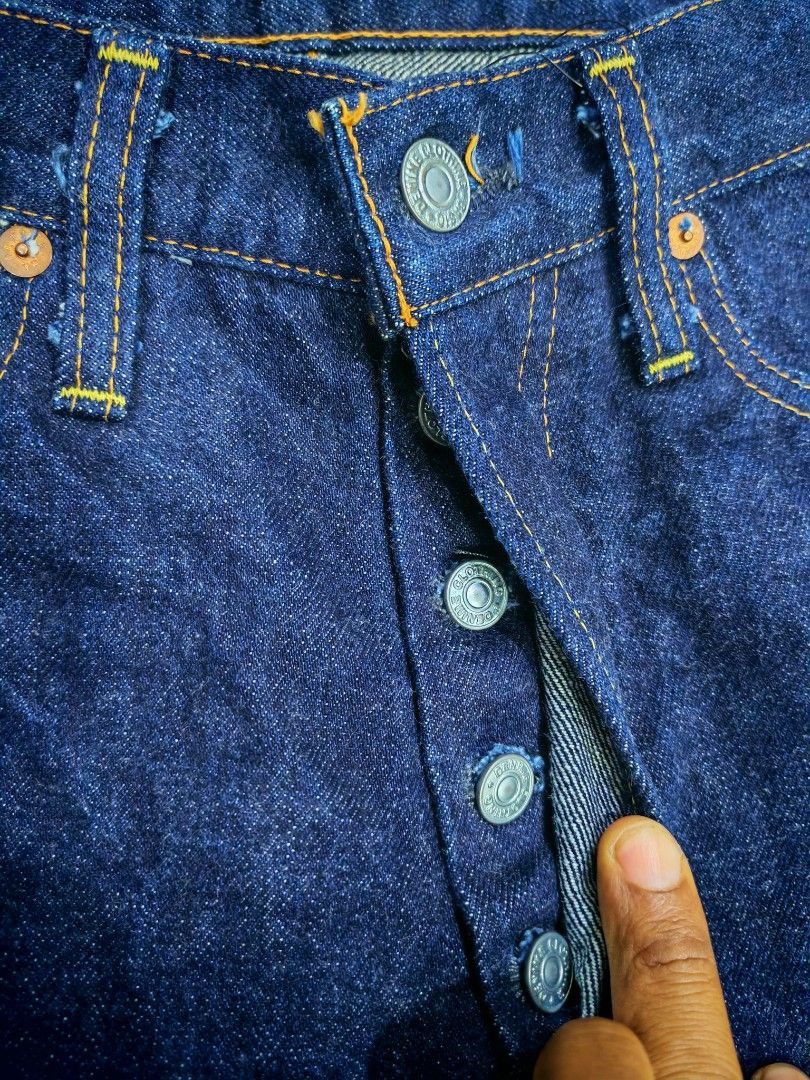 Denime Denime Japan Selvedge Jeans Lot 831 Raw Indigo Size US 28 / EU 44 - 6 Thumbnail