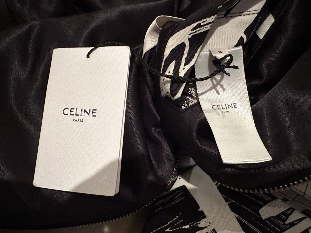 Celine SS19 Celine $3450 Marclay bomber jacket Hedi Slimane black S Size US S / EU 44-46 / 1 - 24 Thumbnail