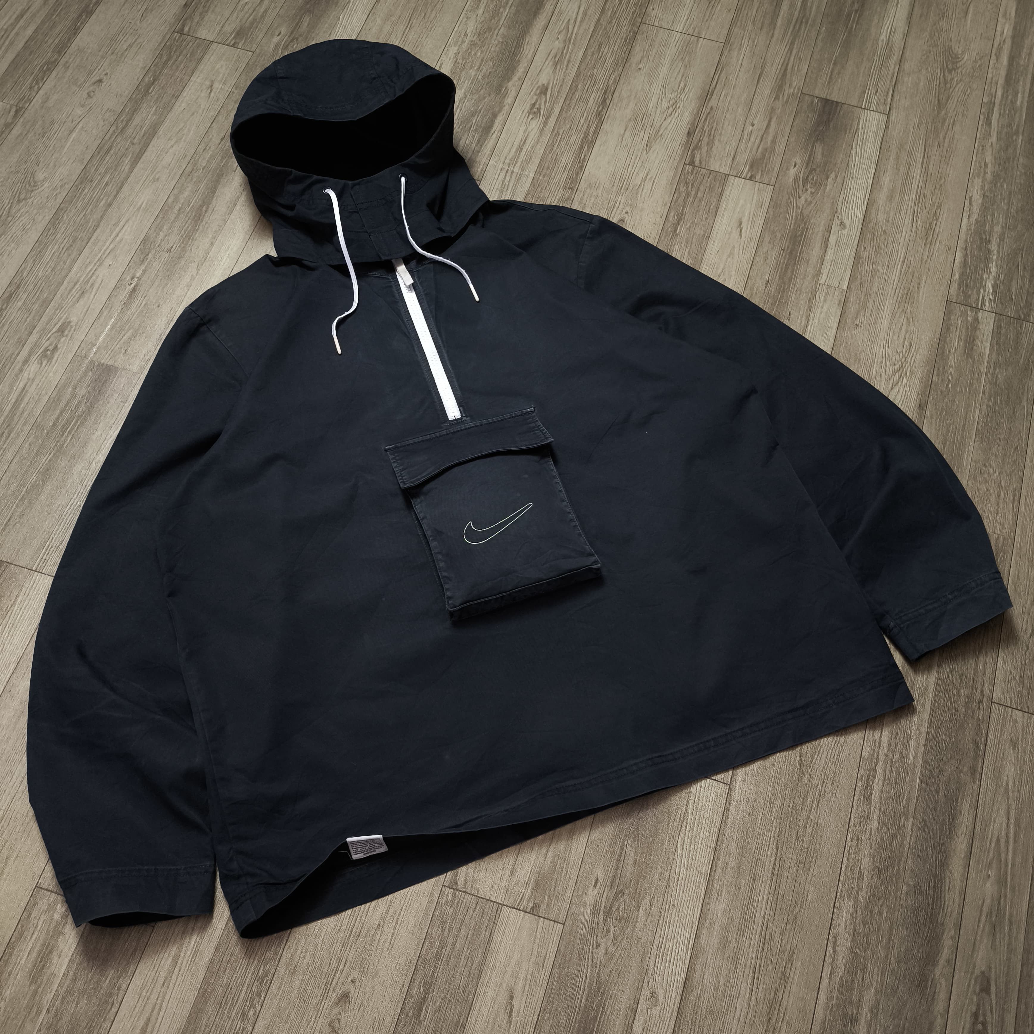 Fragment Design × Nike Nike Sportswear Unlined Anorak Waffle 2 Jacket Black Size US XL / EU 56 / 4 - 7 Thumbnail