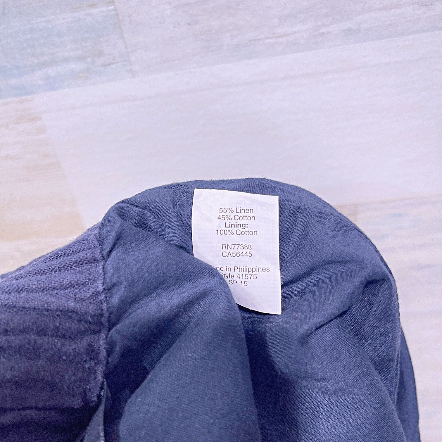 J.Crew J CREW Linen Cotton Sidewalk Mini Skirt Navy Blue Womens 0 Size 25" / US 0 / IT 36 - 4 Thumbnail