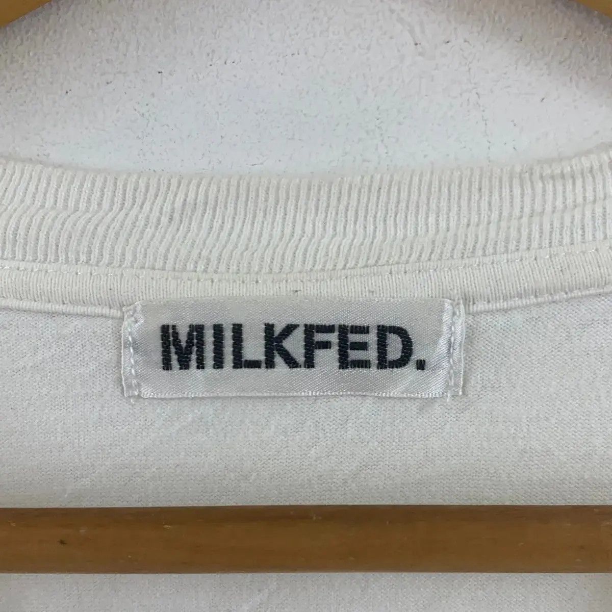 MILKFED MILKFED JAPAN Streetwear Monogram Sleeve Tee Shirt Top Size L / US 10 / IT 46 - 6 Thumbnail