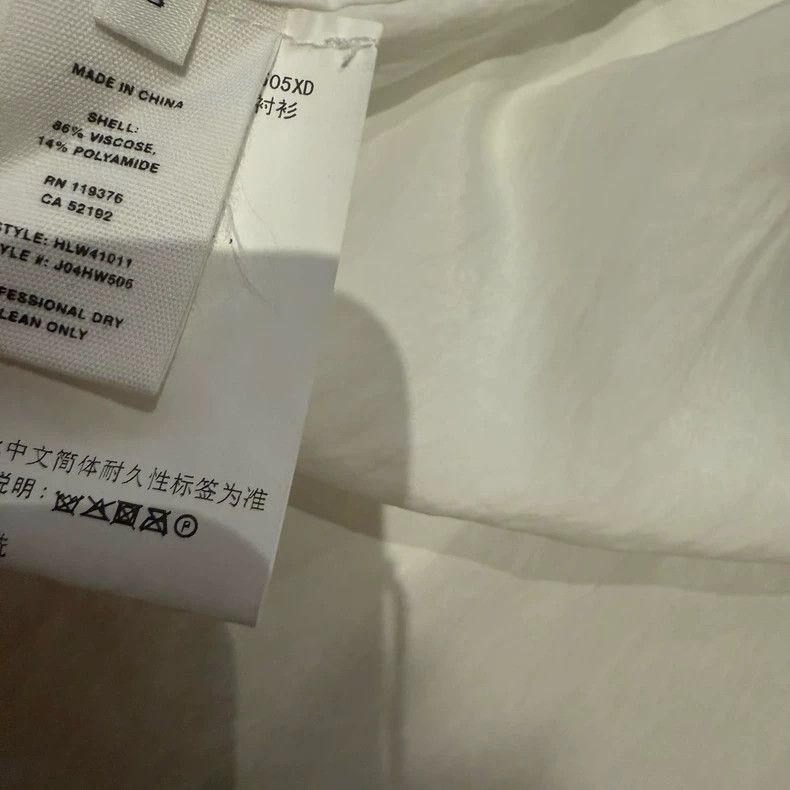 Helmut Lang HELMUT LANG White shirt Size S / US 4 / IT 40 - 5 Thumbnail