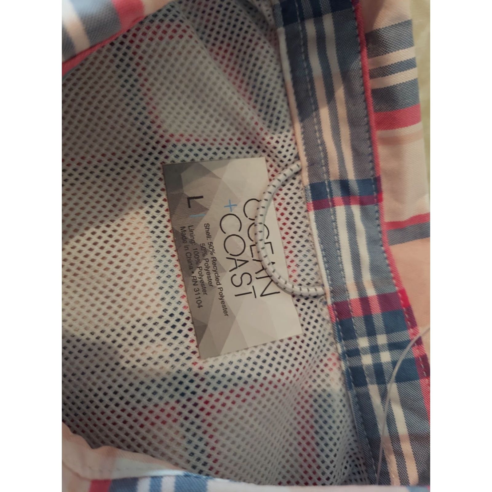 Vintage Womens Ocean & Coast Plaid Dress Shirt L Large Pink Button-Up Outdoor Cotton Size L / US 10 / IT 46 - 3 Thumbnail