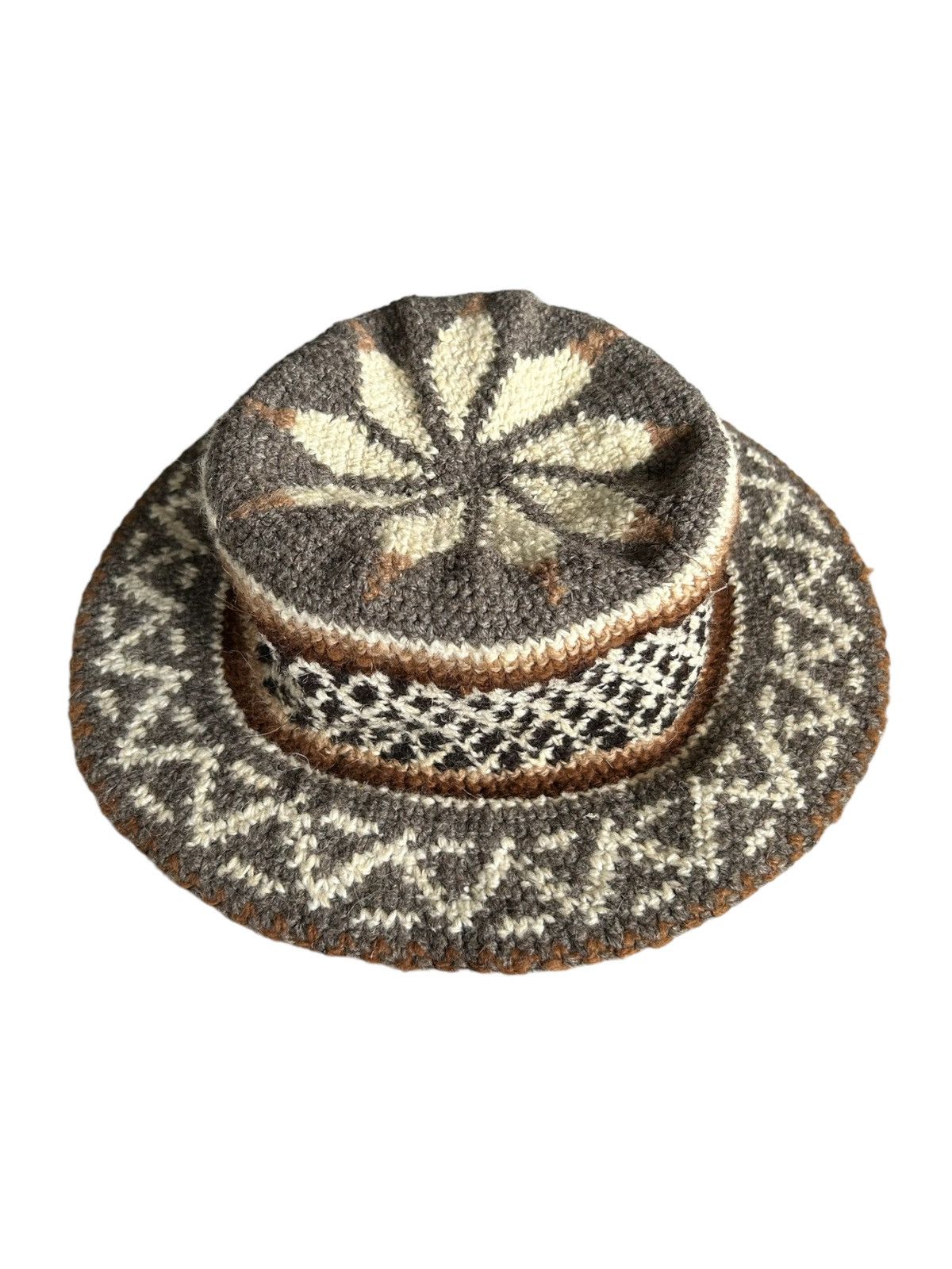 Japanese Brand × Kapital × Vintage Crochet Knitted Handmade Bucket Hats Size ONE SIZE - 1 Thumbnail