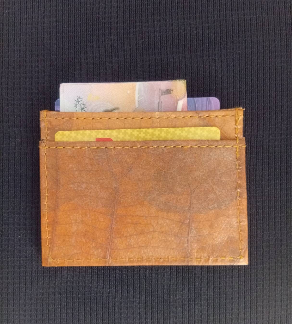 Other LEAF LEATHER SMALL SMART WALLET BUSINESS CARD HOLDER Size ONE SIZE - 3 Thumbnail