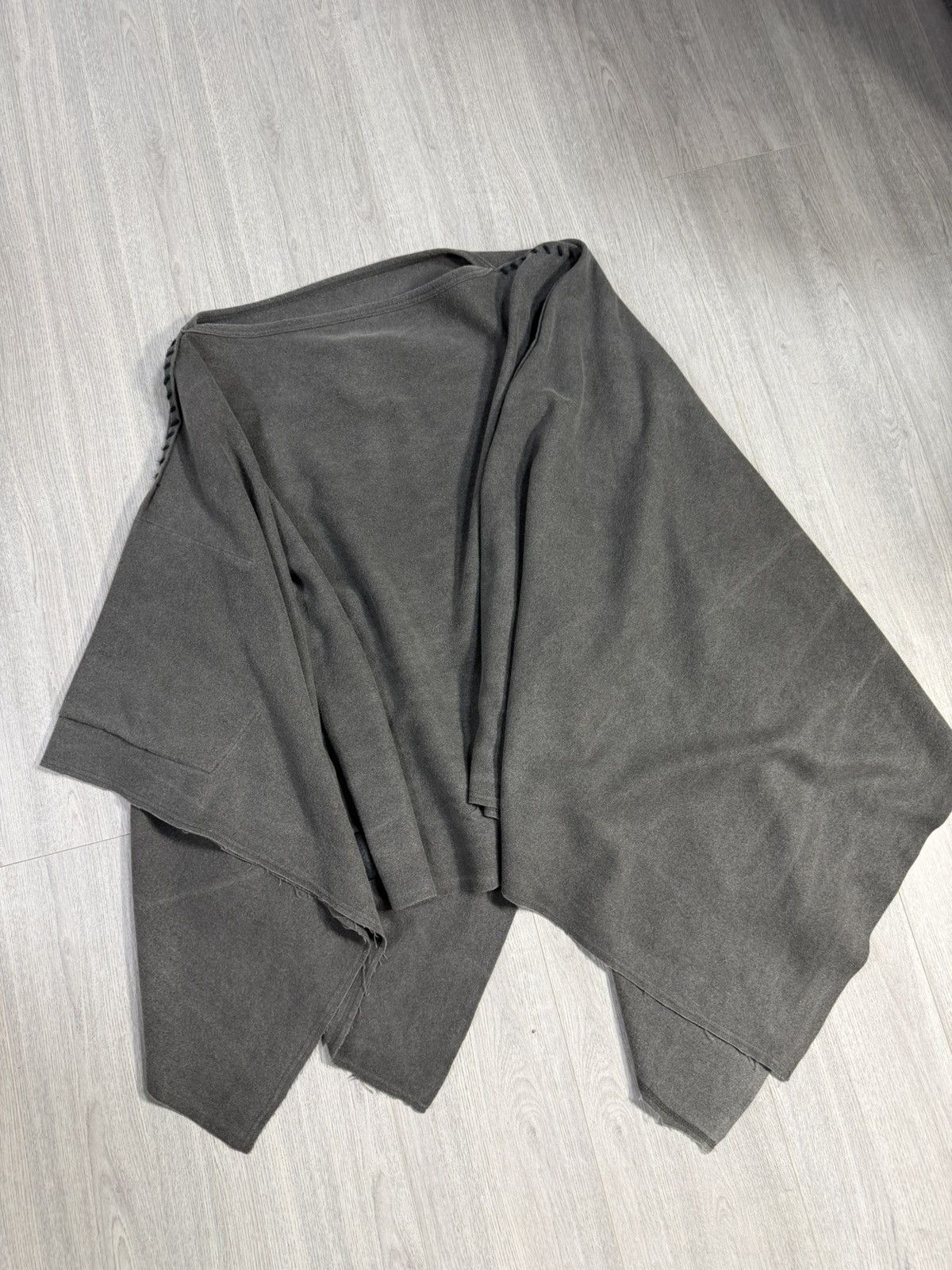 Issey Miyake Issey Miyake Asymmetric Wool Knit Poncho Sweater Avant-Garde Size ONE SIZE - 4 Thumbnail