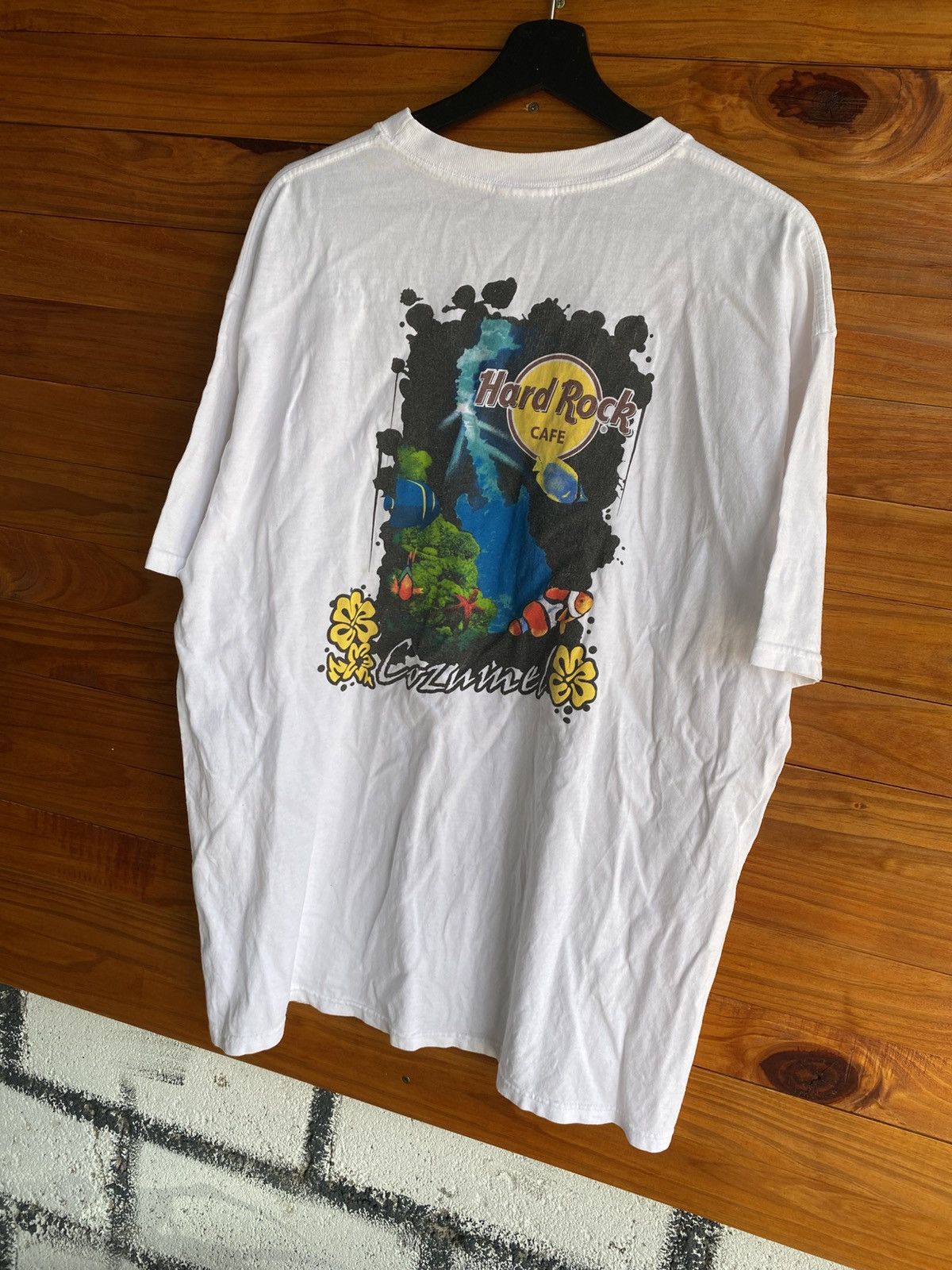 Hard Rock Cafe Vintage Hard Rock Cafe Cozumel Mexico Graphic T-Shirt Size US XL / EU 56 / 4 - 4 Thumbnail