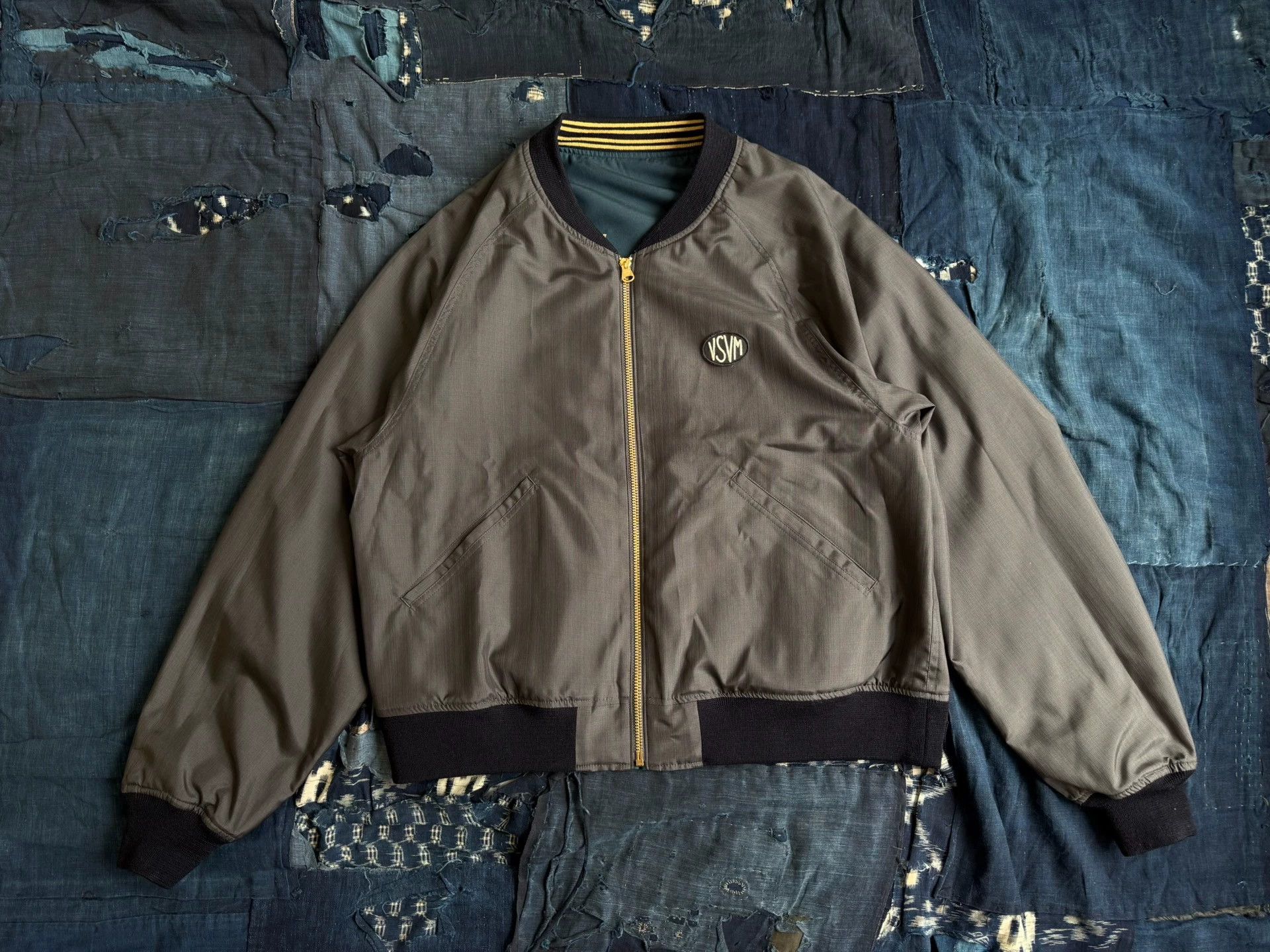 Visvim VISVIM 25SS Douglas Team Jacket Embroidered Reversible Blue Size US M / EU 48-50 / 2 - 4 Thumbnail