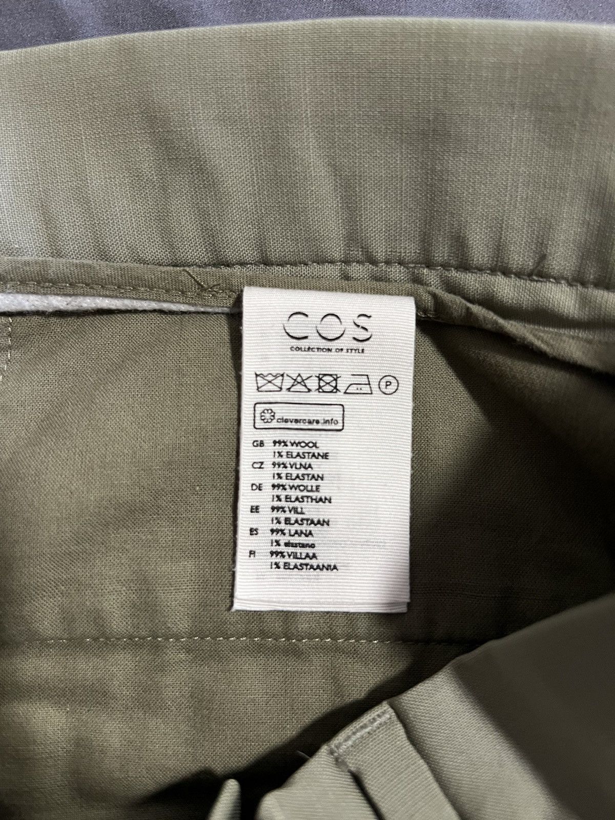 Cos COS Gray Casual Wool Pants Size US 30 / EU 46 - 4 Thumbnail