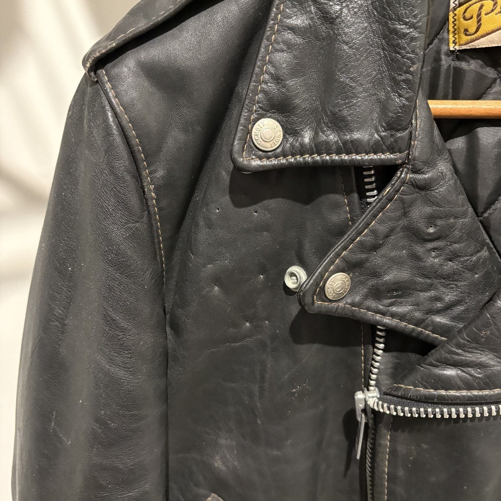 Schott × Vintage Vintage Schott Perfecto 618 Steer Hide Leather Jacket 40 Size US M / EU 48-50 / 2 - 5 Thumbnail