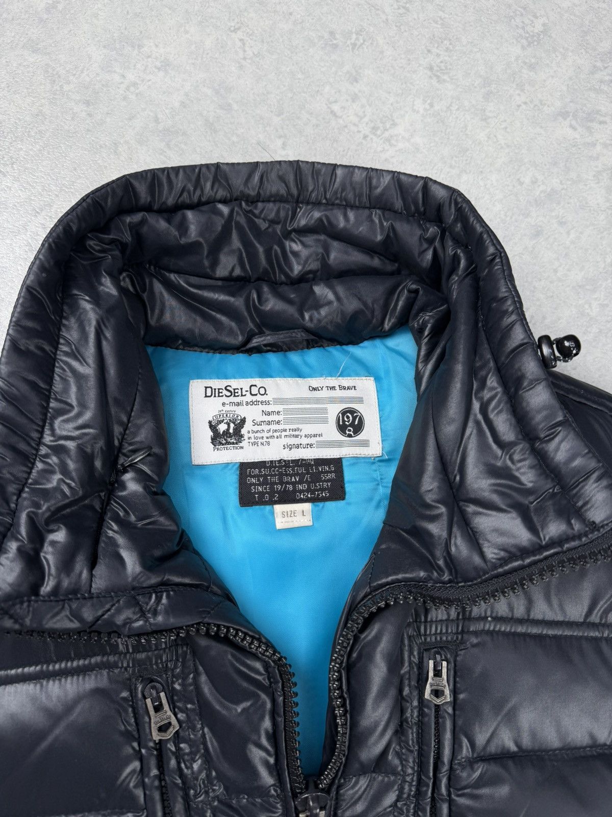 Diesel Vintage Diesel Puffer Vest Black Size L Size US L / EU 52-54 / 3 - 7 Thumbnail