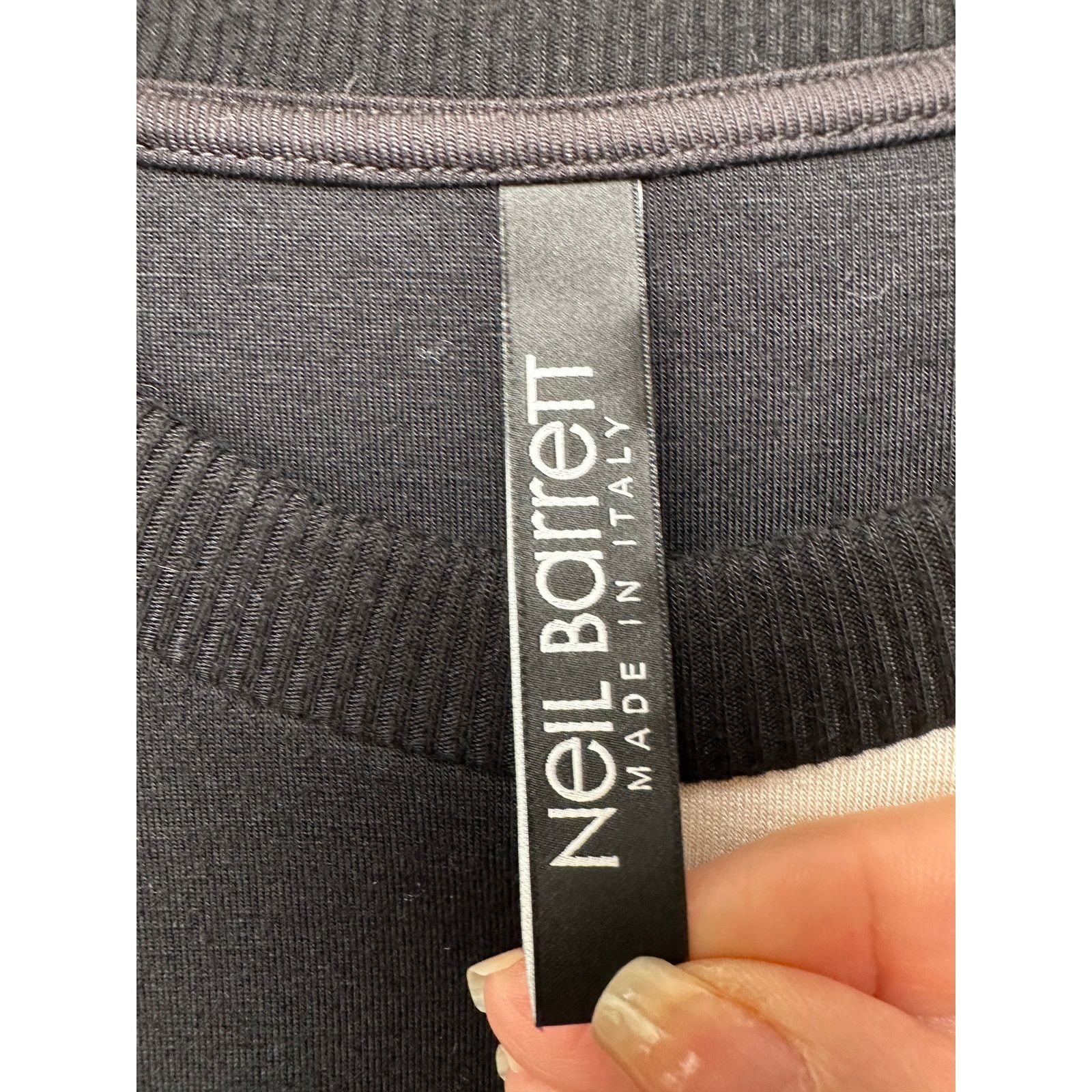 Neil Barrett Neil Barrett men’s sweater black/off-white lightning bolt L Size US L / EU 52-54 / 3 - 7 Thumbnail