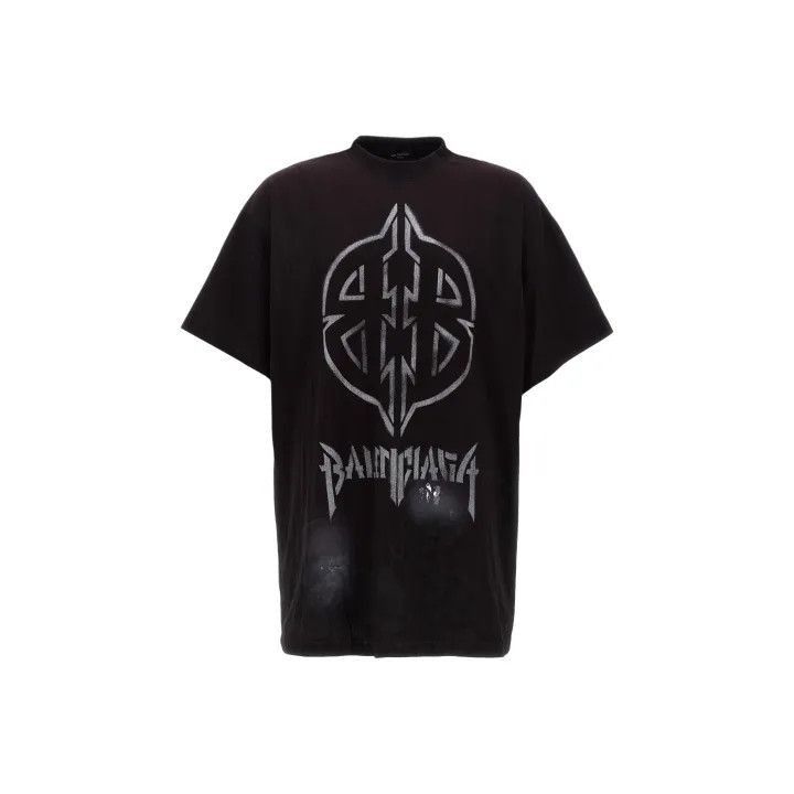 Balenciaga Graphic Print Oversized T-Shirt 0079-2507