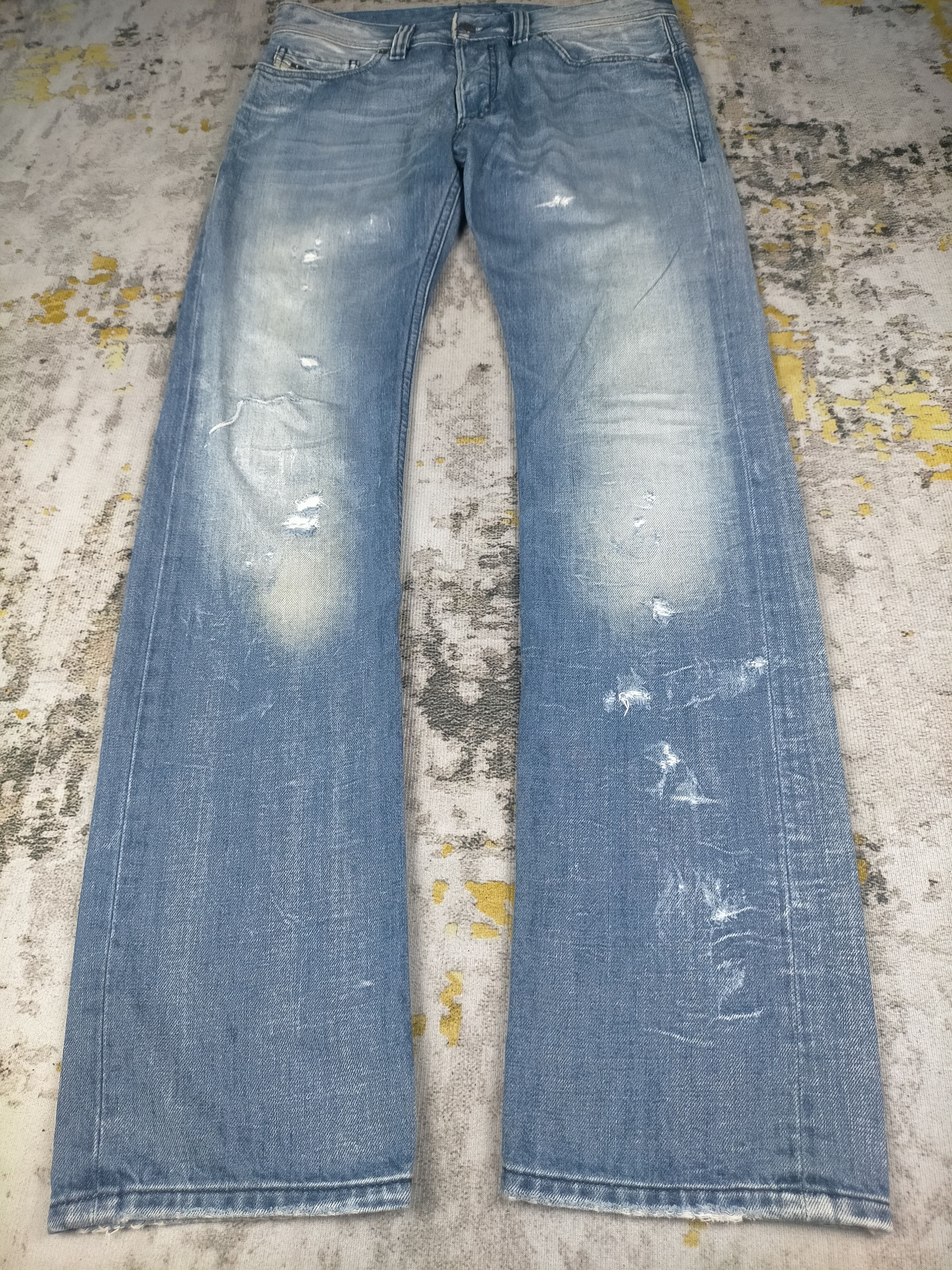 Tornado Mart Diesel Safado Distressed Mudwash Thrashed Jeans Size US 32 / EU 48 - 1 Thumbnail
