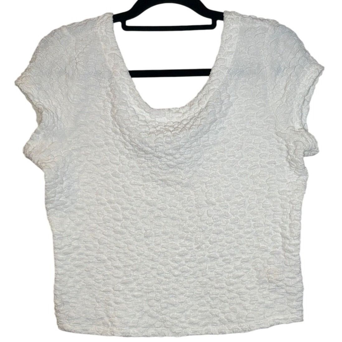 Anthropologie Maeve Anthropologie Women Ivory Knit Top M Clean Girl Minima Size M / US 6-8 / IT 42-44 - 2 Thumbnail