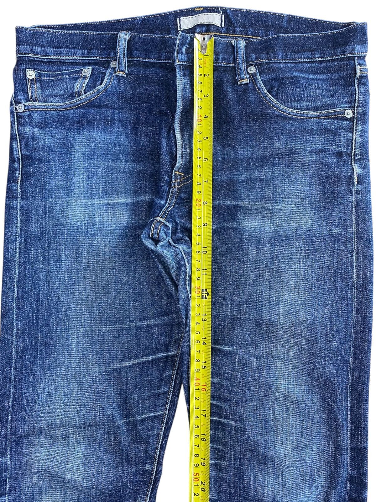 Uniqlo Uniqlo X Selvedge Whiskers Style Ripped Jeans Size US 33 - 6 Thumbnail