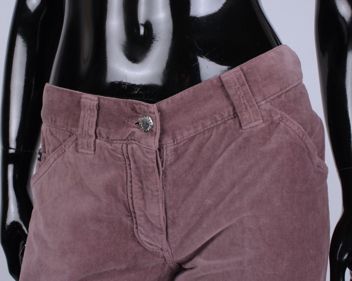 Dolce & Gabbana × Vintage Dolce Gabbana Runway 2003 Velvet Velour Bondage Womens Pants Size 27" / US 4 / IT 40 - 5 Thumbnail