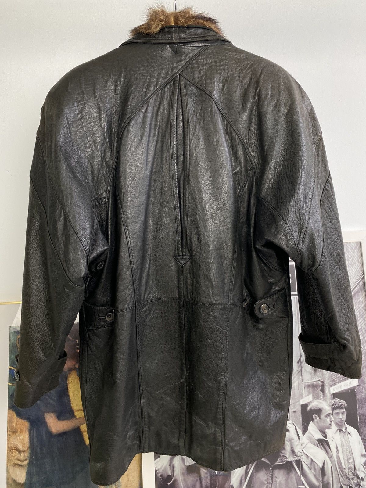 Pelle Pelle Vintage 90’s Pelle Pelle Marc Buchman Fur Leather Jacket Size US M / EU 48-50 / 2 - 5 Thumbnail