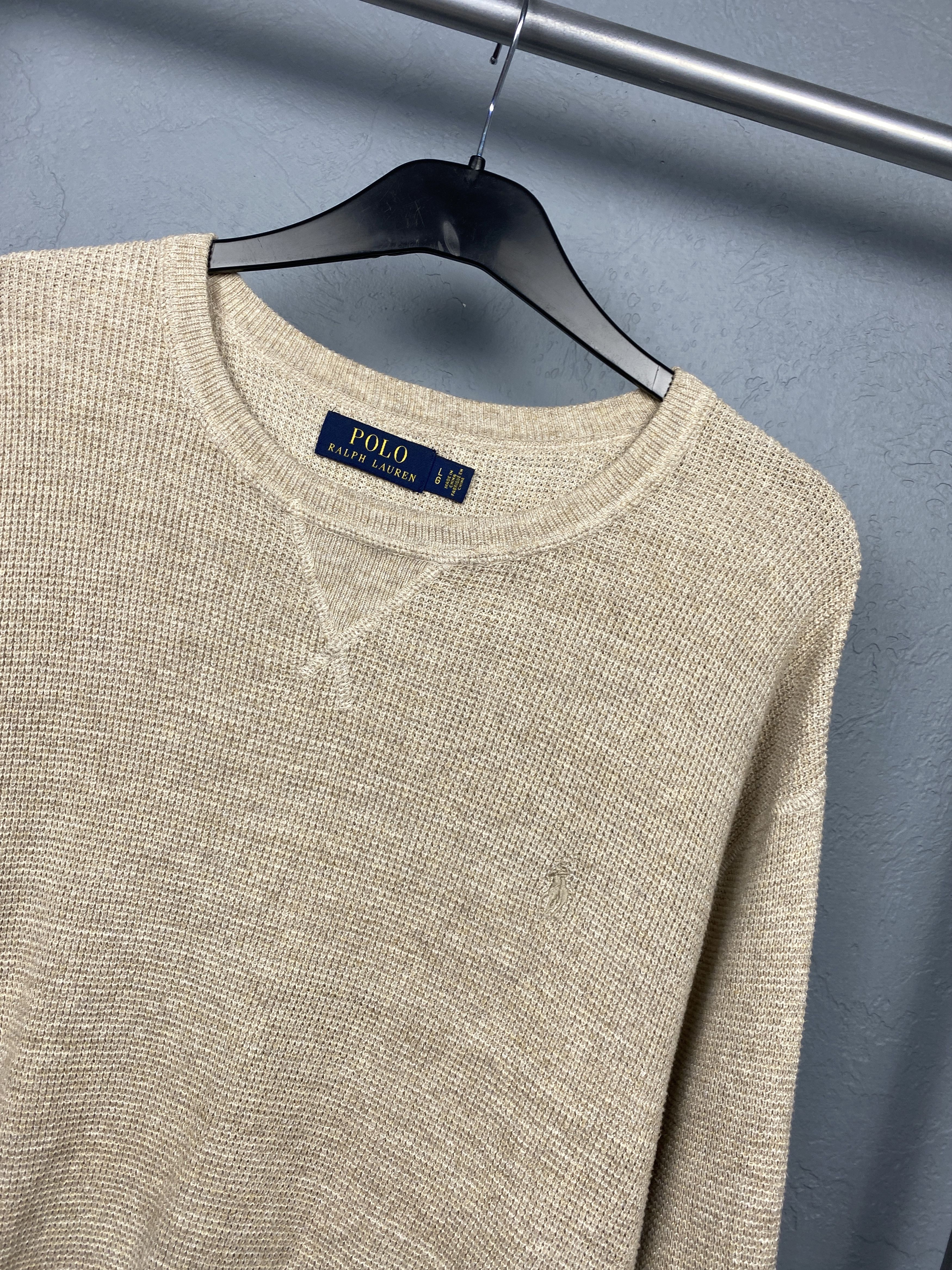 Polo Ralph Lauren Polo Ralph Lauren Vintage Knit Crew Neck Sweater Size US L / EU 52-54 / 3 - 2 Thumbnail