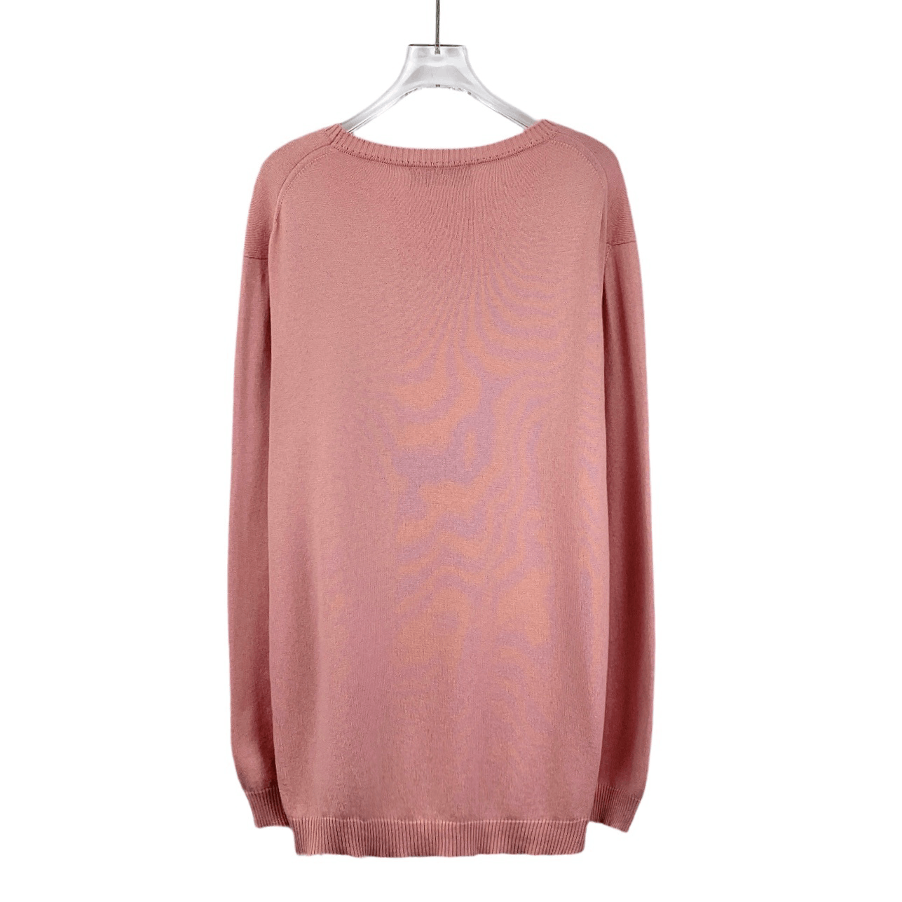 Fendi Fendi Pink & Brown Cotton Knit Sweater (Size L) Size L / US 10 / IT 46 - 8 Thumbnail