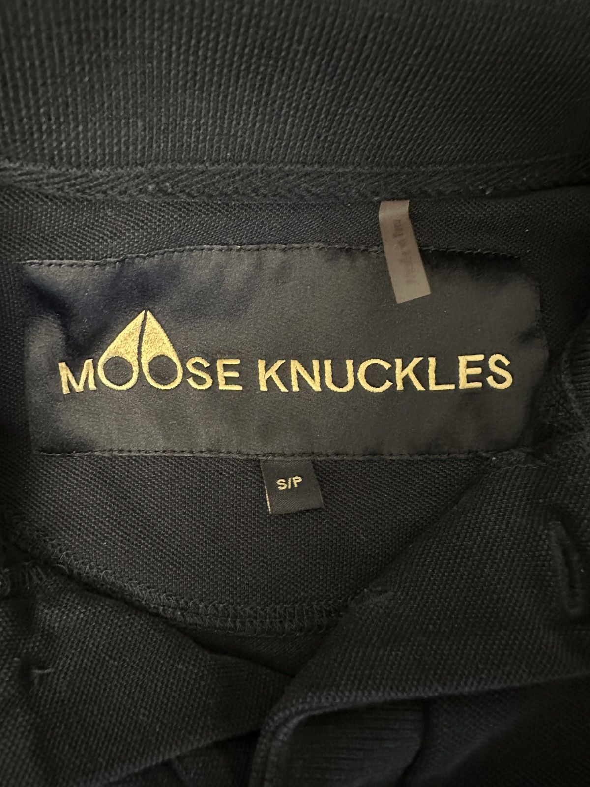 Moose Knuckles Black and Gold Polo Size US S / EU 44-46 / 1 - 3 Thumbnail