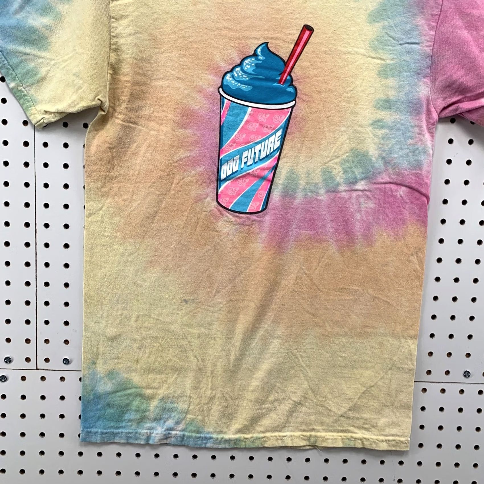 Odd Future Odd Future OFWGKTA Shirt Mens Small Tie Dye Pink Yellow ICEE Slushie 17.5x28 Size US S / EU 44-46 / 1 - 6 Thumbnail