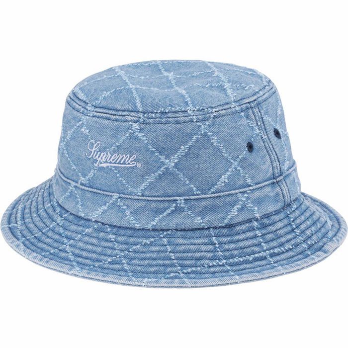 Supreme denim bucket outlet hat