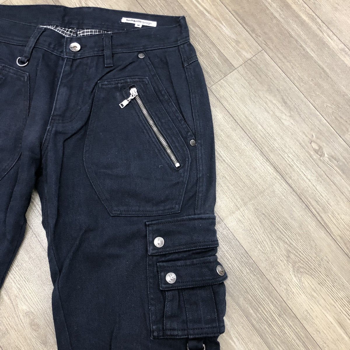 Hysteric Glamour × Japanese Brand × Seditionaries Rare Vintage Semantic Design Julius7 Gas Mask Jeans 1990s Size US 30 / EU 46 - 6 Thumbnail