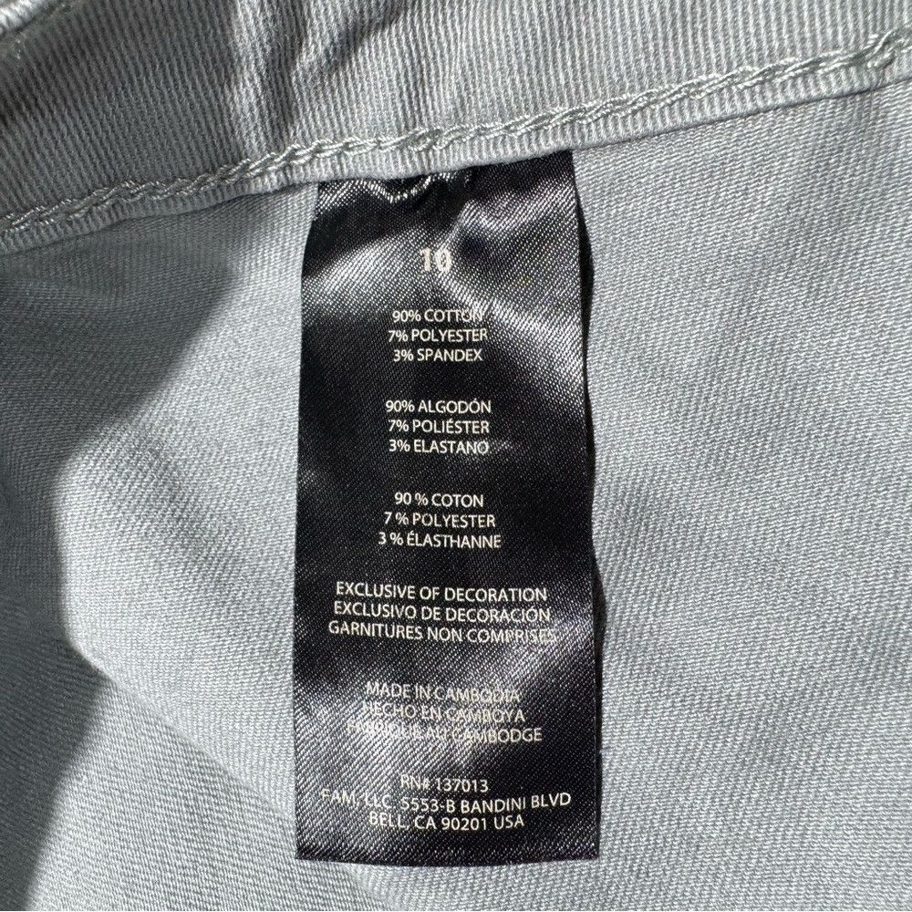 Banana Republic NWT New Banana Republic High Rise Twill Grey Pants Jeans Si Size 32" / US 10 / IT 46 - 8 Thumbnail