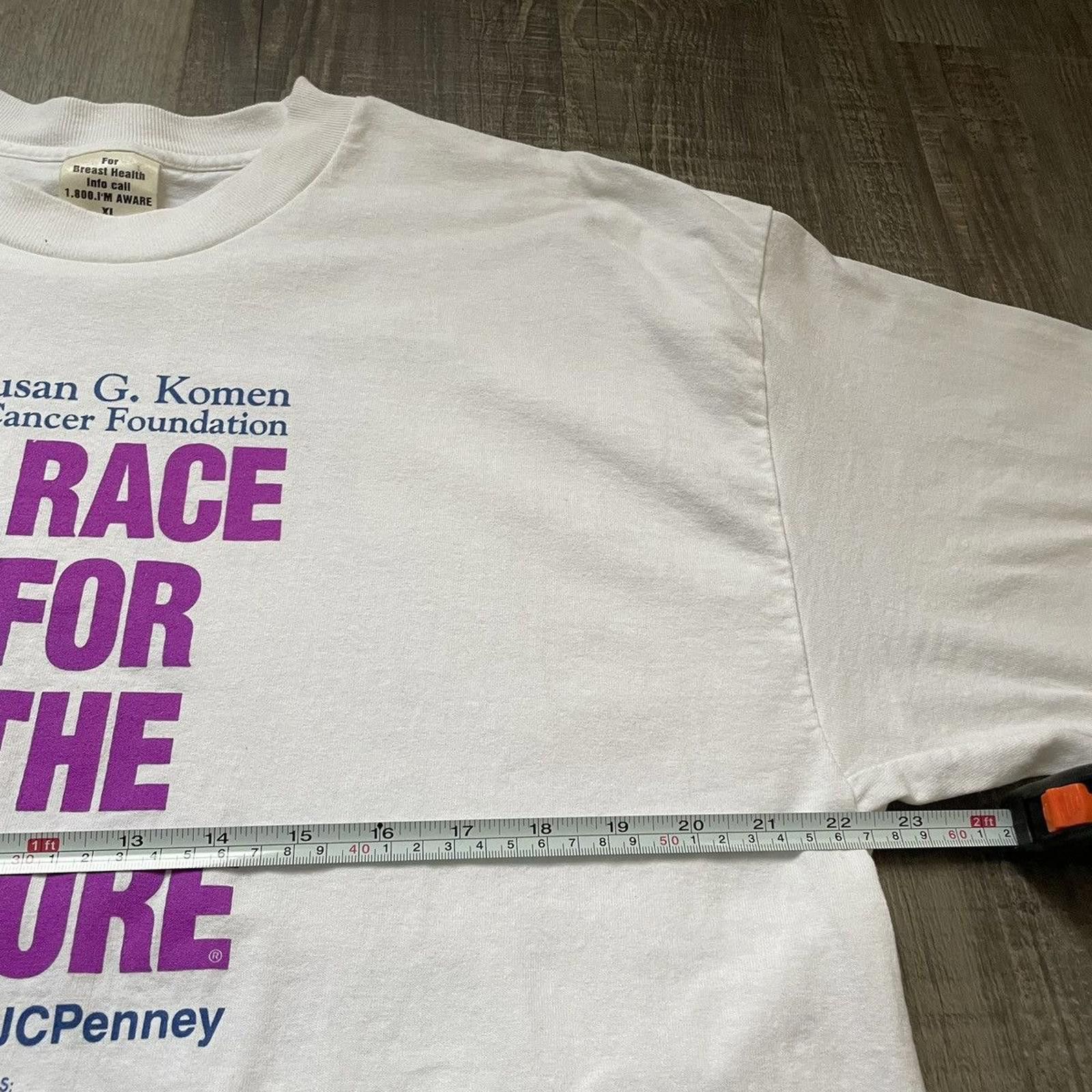 Vintage VINTGE • "Komen" Pre-Shrunk Tee (XL) Size US XL / EU 56 / 4 - 2 Thumbnail