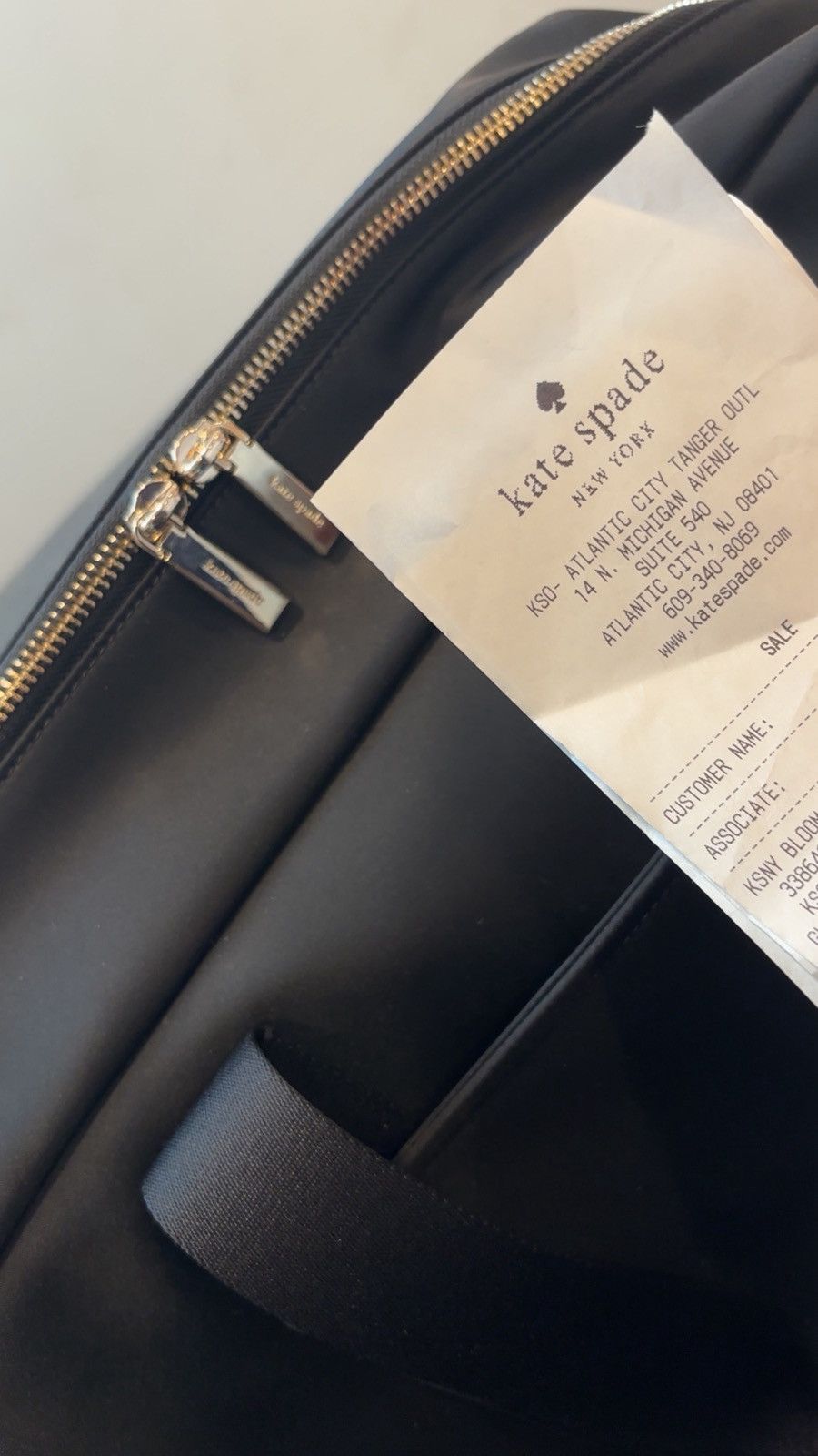 Kate Spade Kate Spade Carter Nylon Large Weekender, Black kate spade Size ONE SIZE - 11 Thumbnail