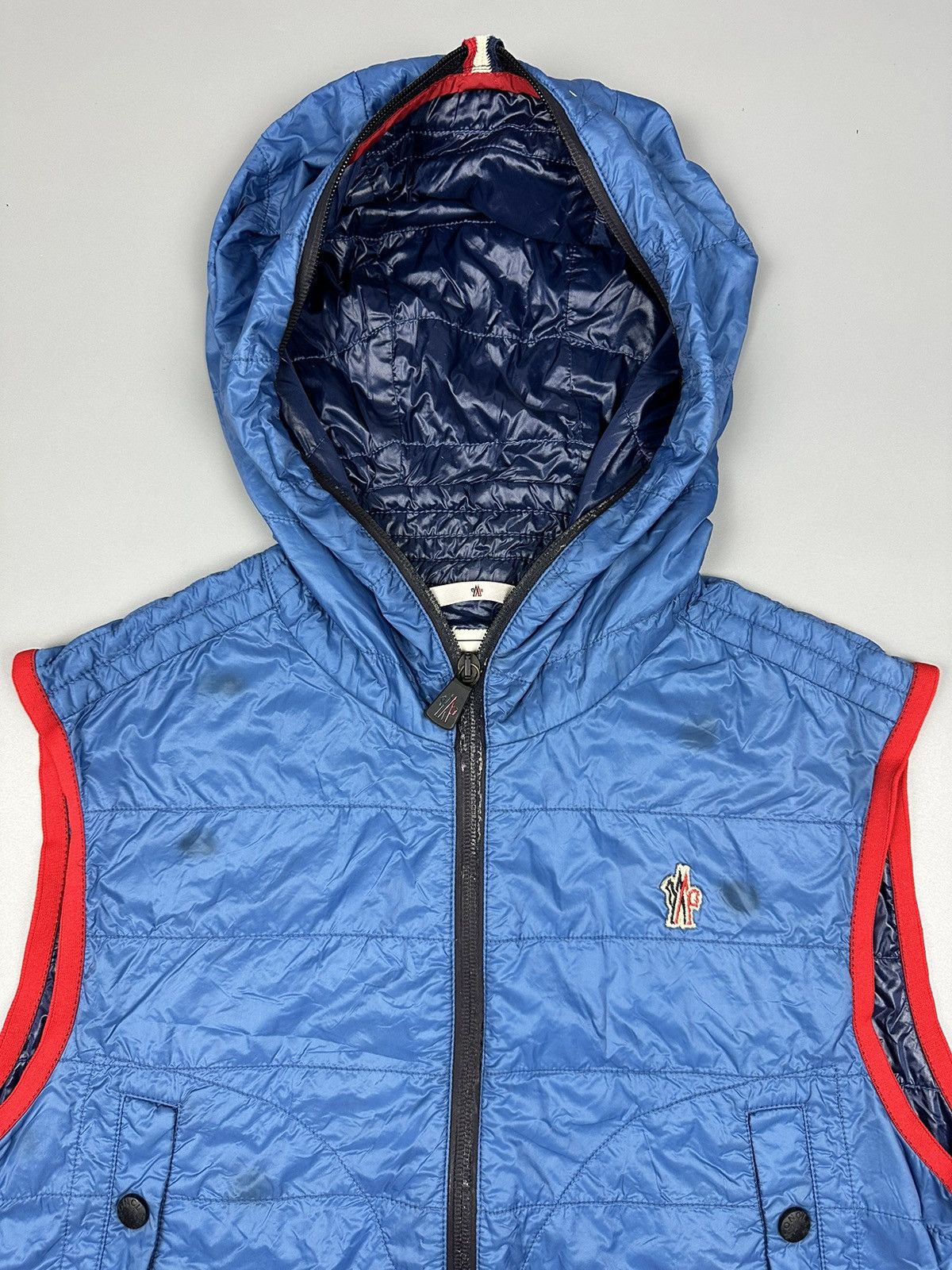 Moncler Vintage Moncler Vest Full Zipper Hoodies Size US L / EU 52-54 / 3 - 6 Thumbnail