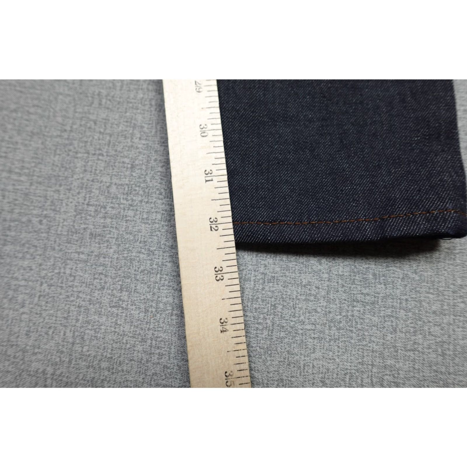 Roark Roark Hwy 133 Jeans Mens 28x32 Blue Raw Denim Slim Fit Tapered Leg NWT Shrink-to-Fit Signature Patch Zip Pockets Cotton Hemp Elastane Size US 28 / EU 44 - 7 Thumbnail