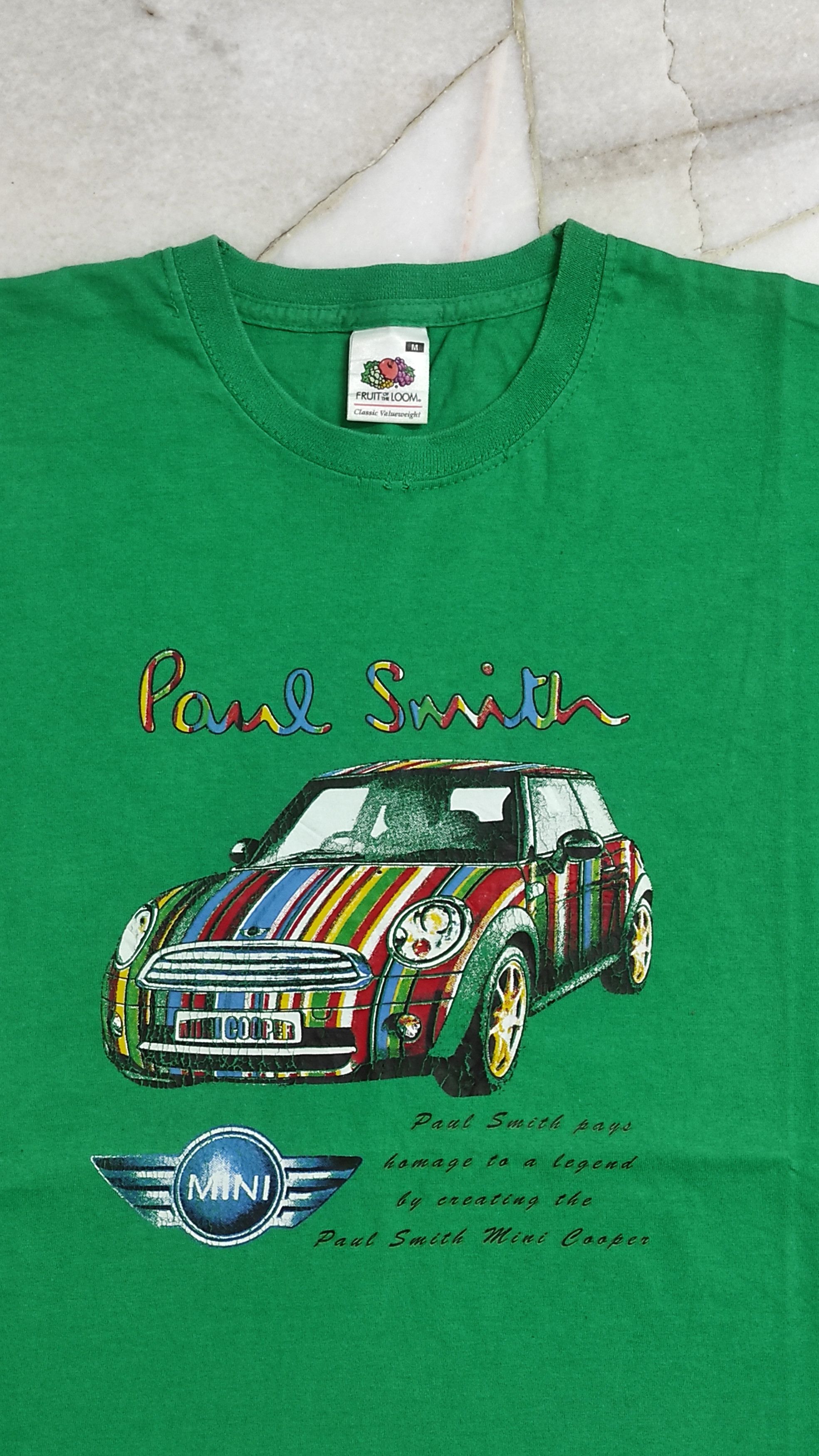 Paul Smith Vintage 1999 Paul Smith Mini Cooper tribute tee Size US M / EU 48-50 / 2 - 3 Thumbnail