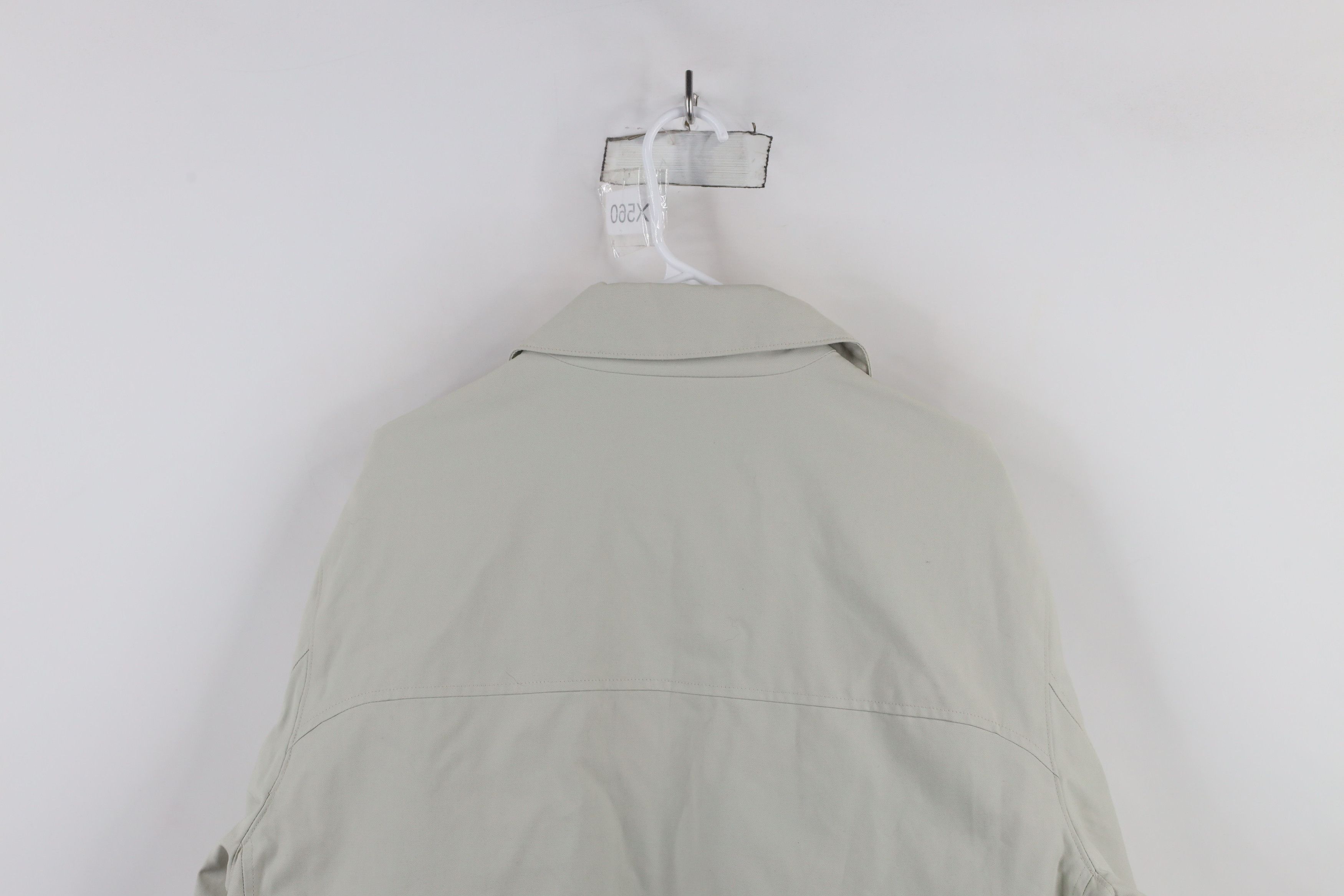 Gap × Vintage Vintage Y2K 2004 Gap Canvas Laminate Cafe Racer Jacket Beige Size US M / EU 48-50 / 2 - 14 Thumbnail
