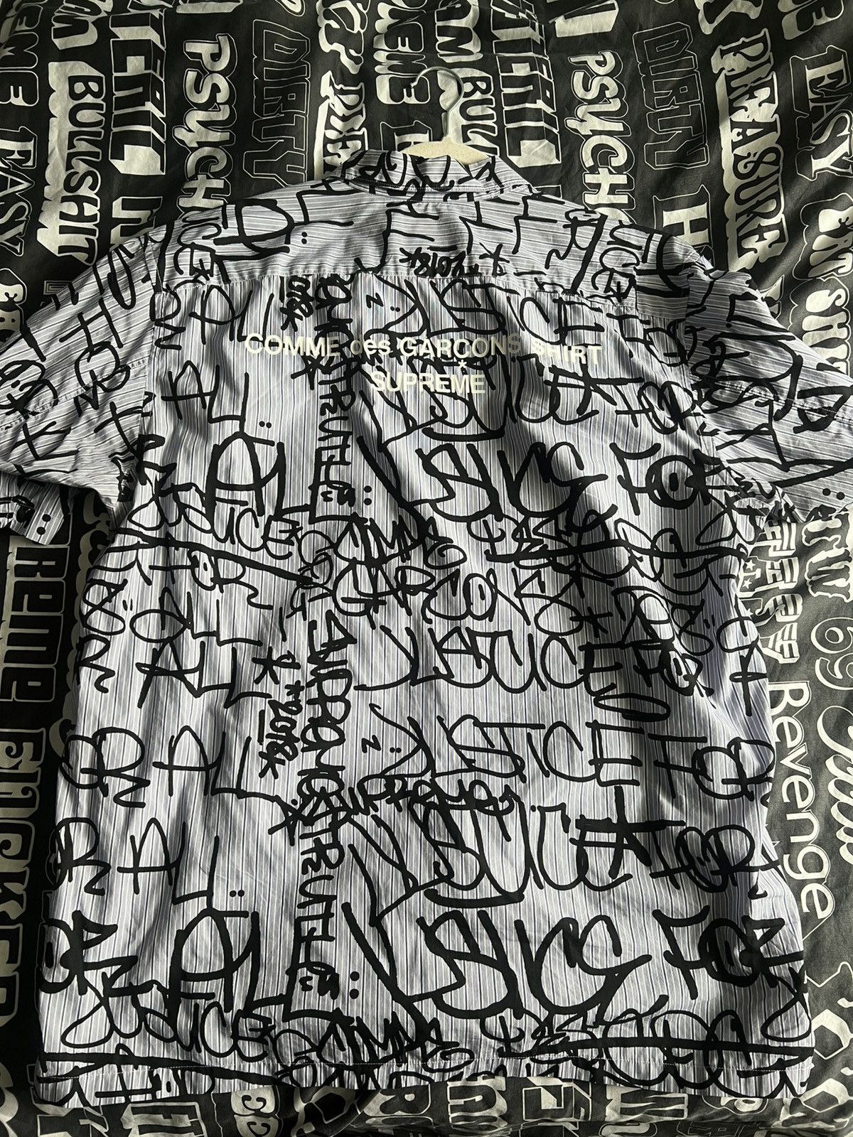 Comme des Garcons SHIRT × Supreme Supreme x cdg graffiti shirt Size US XL / EU 56 / 4 - 2 Thumbnail