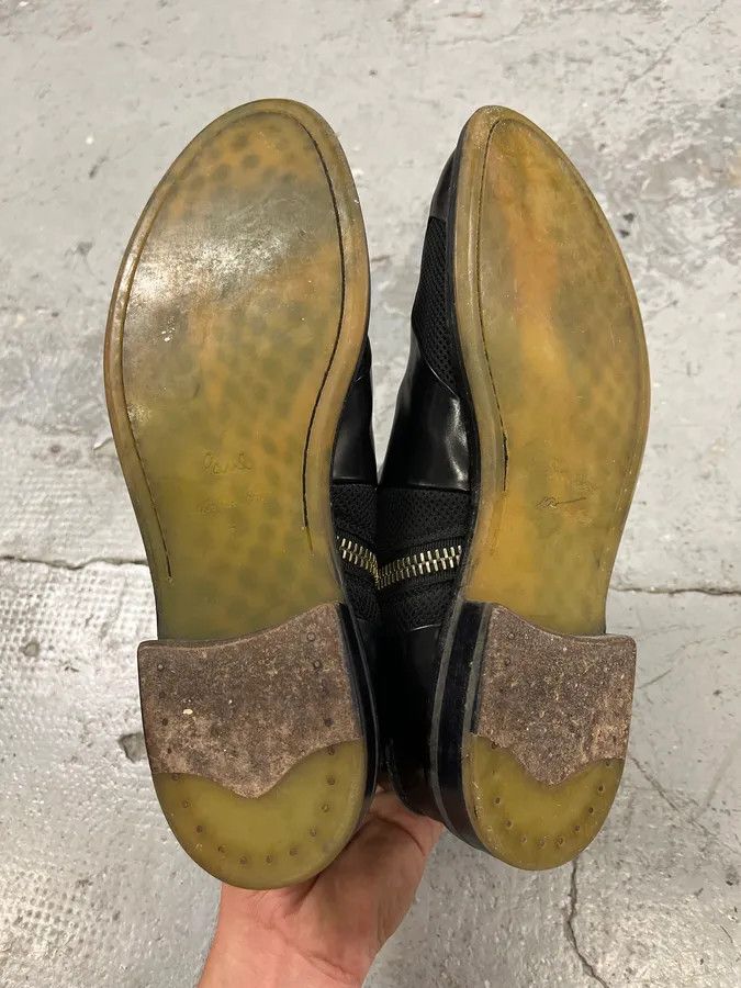 Paul Smith × Vintage Paul Smith Black Leather Hybrid Boots Size US 8 / EU 41 - 7 Thumbnail