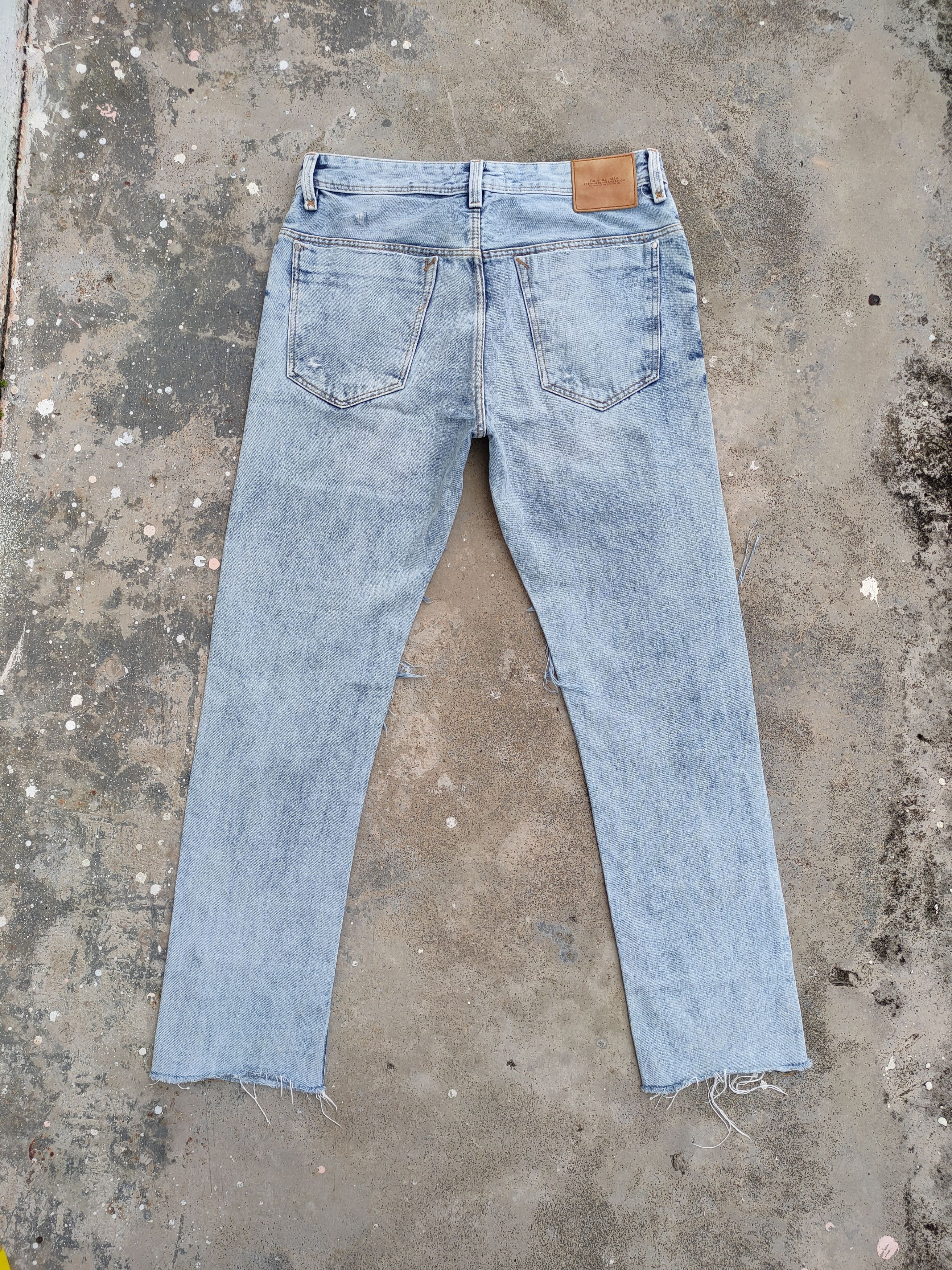 Bershka VINTAGE BERSHKA BORO PATCHWORK DISTRESSED JEANS DENIM PANTS Size US 31 - 10 Thumbnail