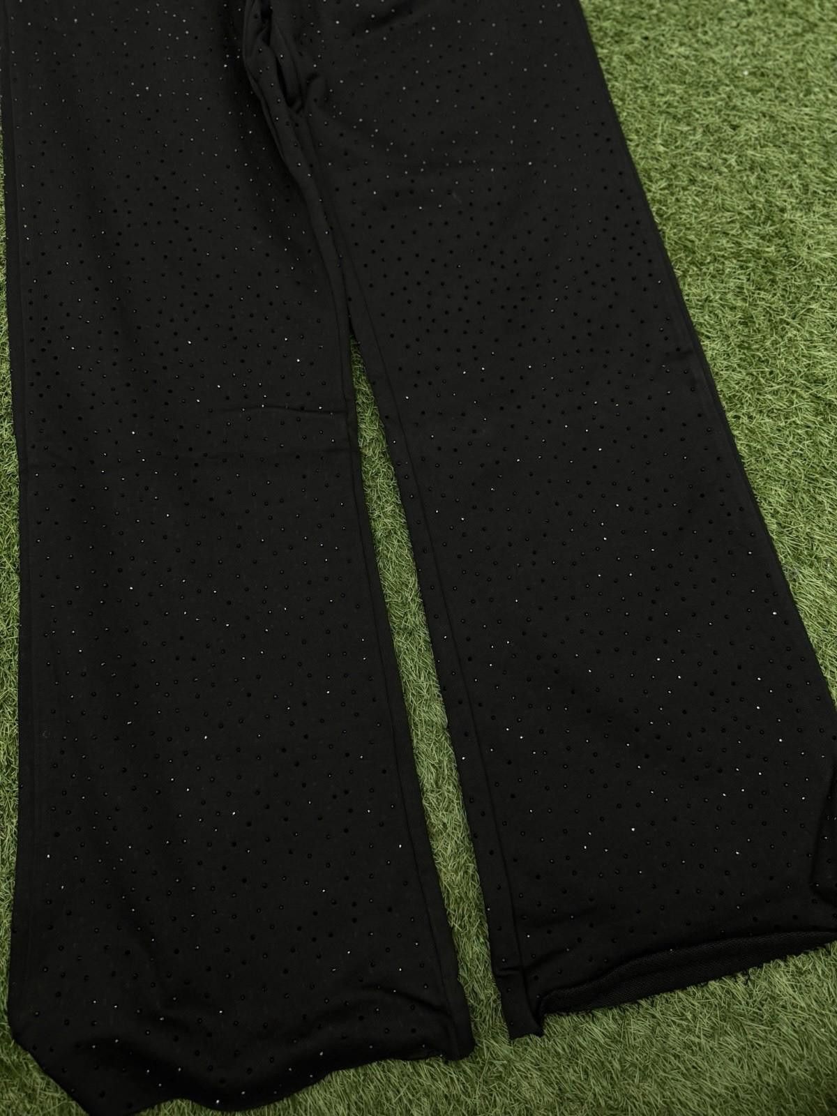 Saint Vanity Size S - Saint Vanity Black Rhinestone Sweatpants Authentic Size US 30 / EU 46 - 3 Thumbnail