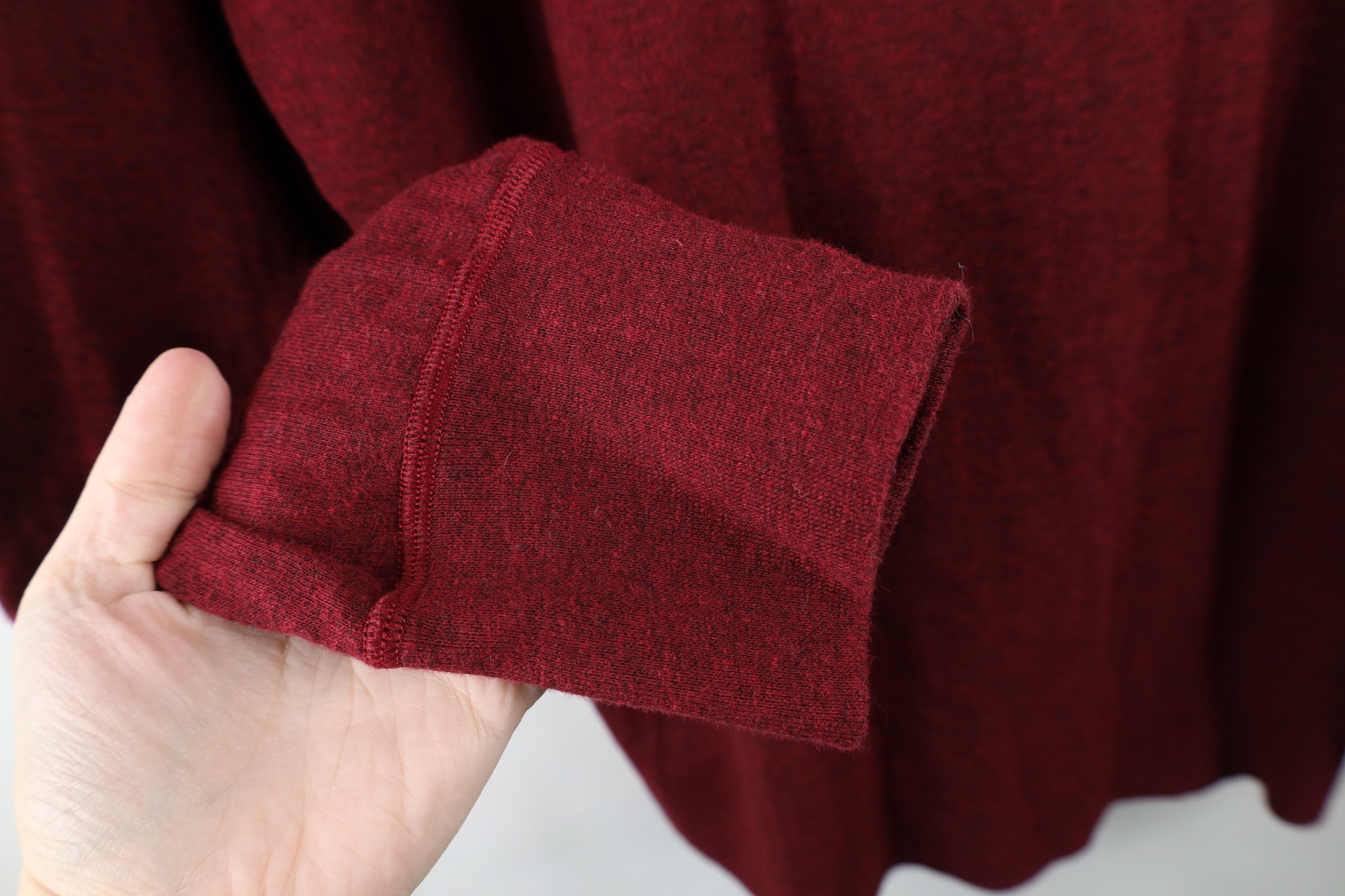 L.L. Bean × Vintage Vintage LL Bean Wool Blend Thermal Knit Henley T-Shirt Red Size US XL / EU 56 / 4 - 6 Thumbnail